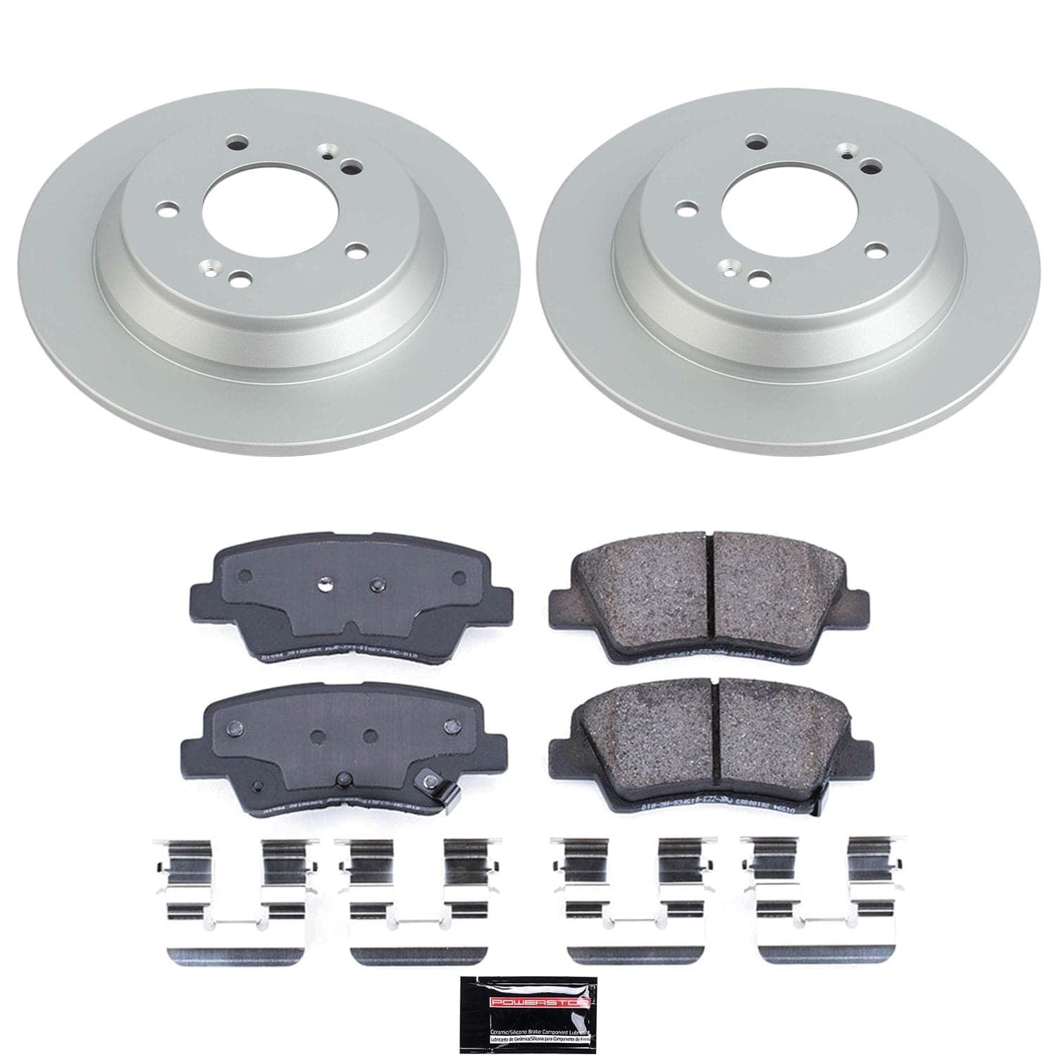 Power Stop - CRK9273 - Rear - Disc Brake Pad and Rotor Kit image 1
