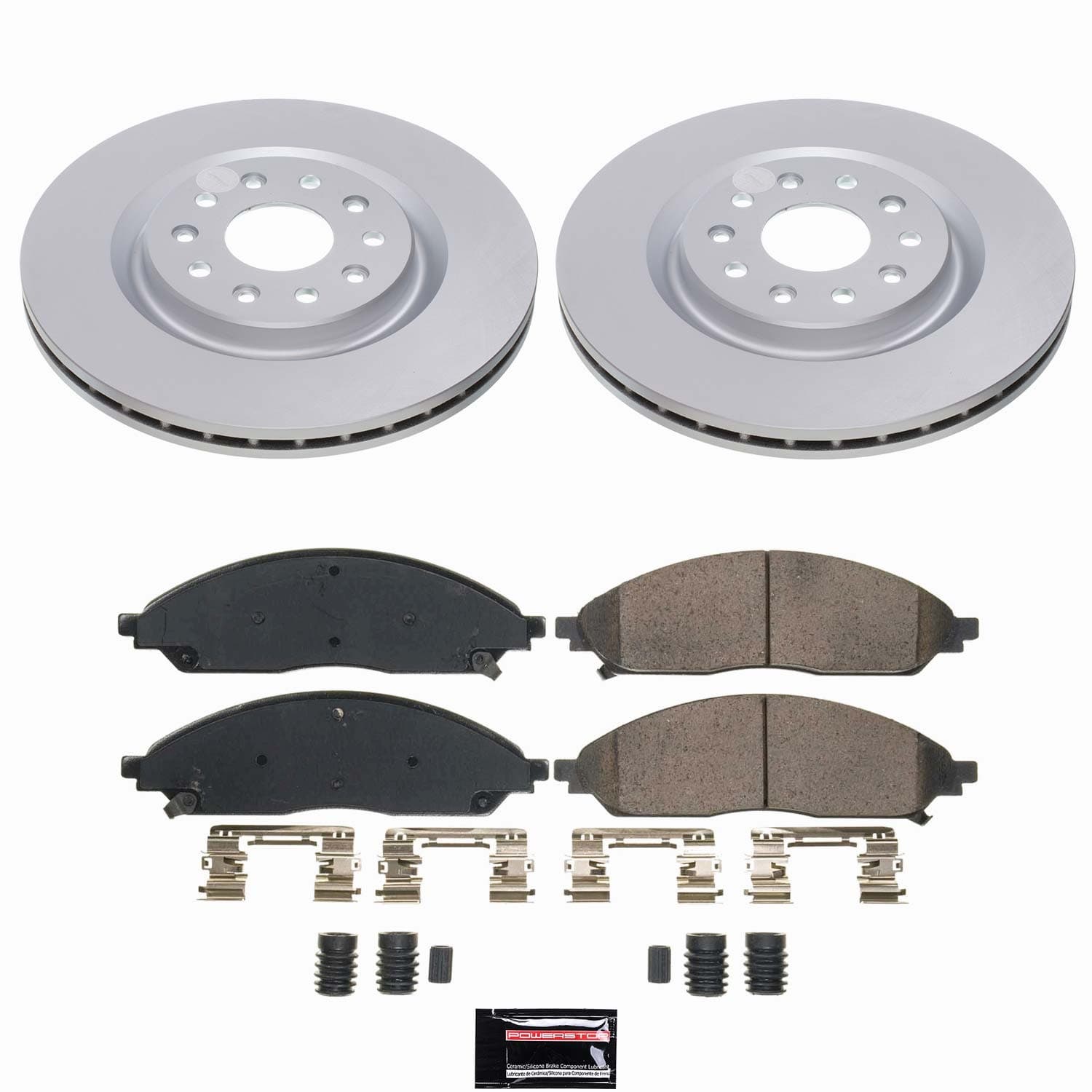 Power Stop - CRK9293 - Front - Disc Brake Pad and Rotor Kit image 1