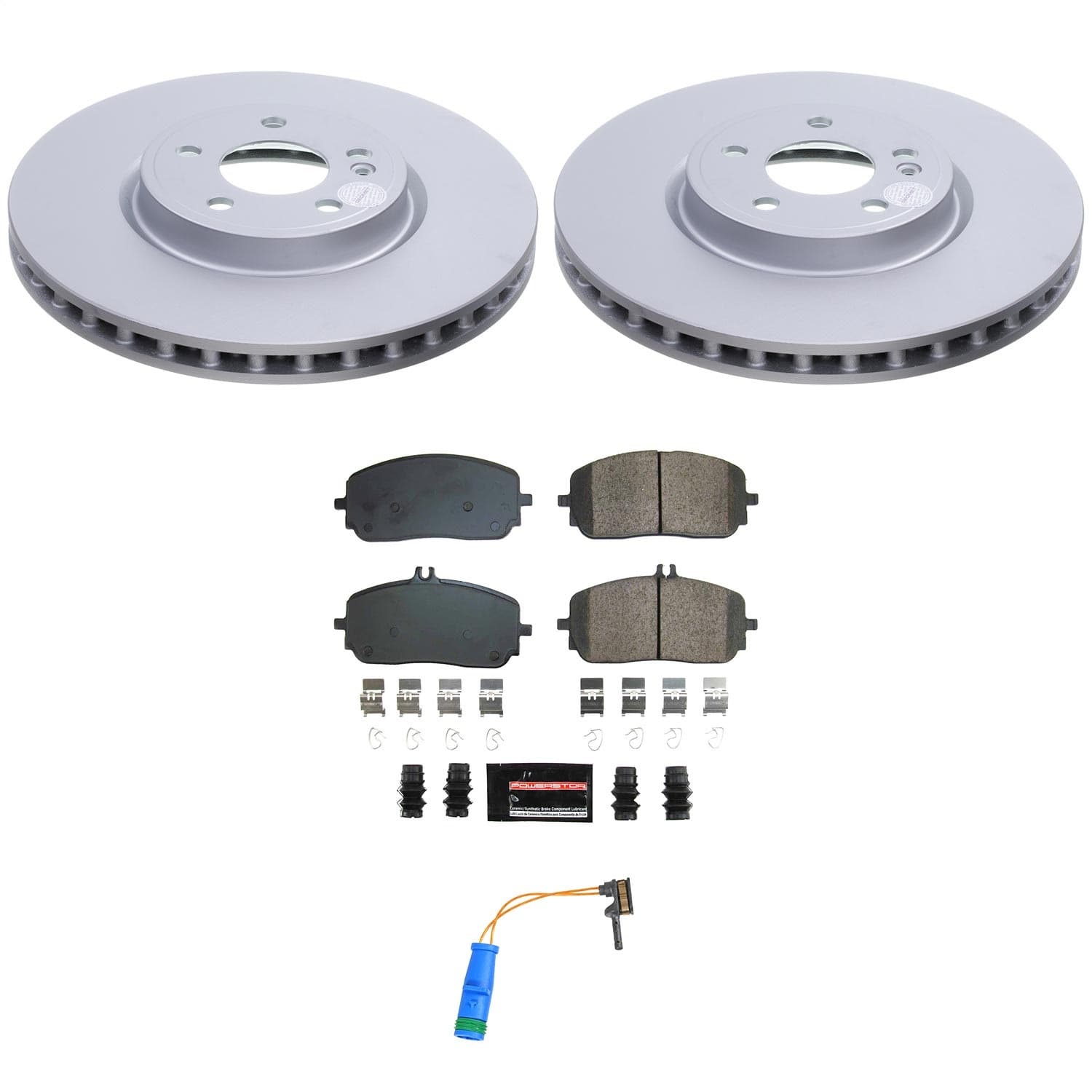 Power Stop - CRK9295 - Front - Disc Brake Pad and Rotor Kit image 1