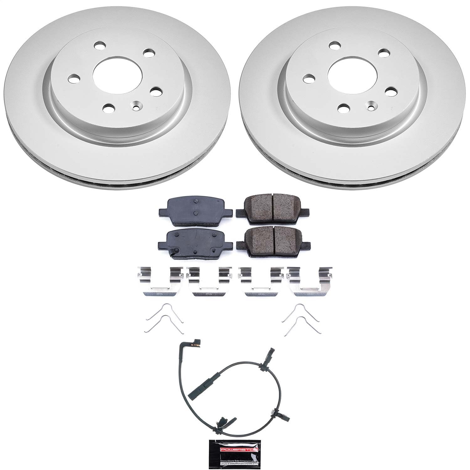 Power Stop - CRK9301 - Rear - Disc Brake Pad and Rotor Kit image 1