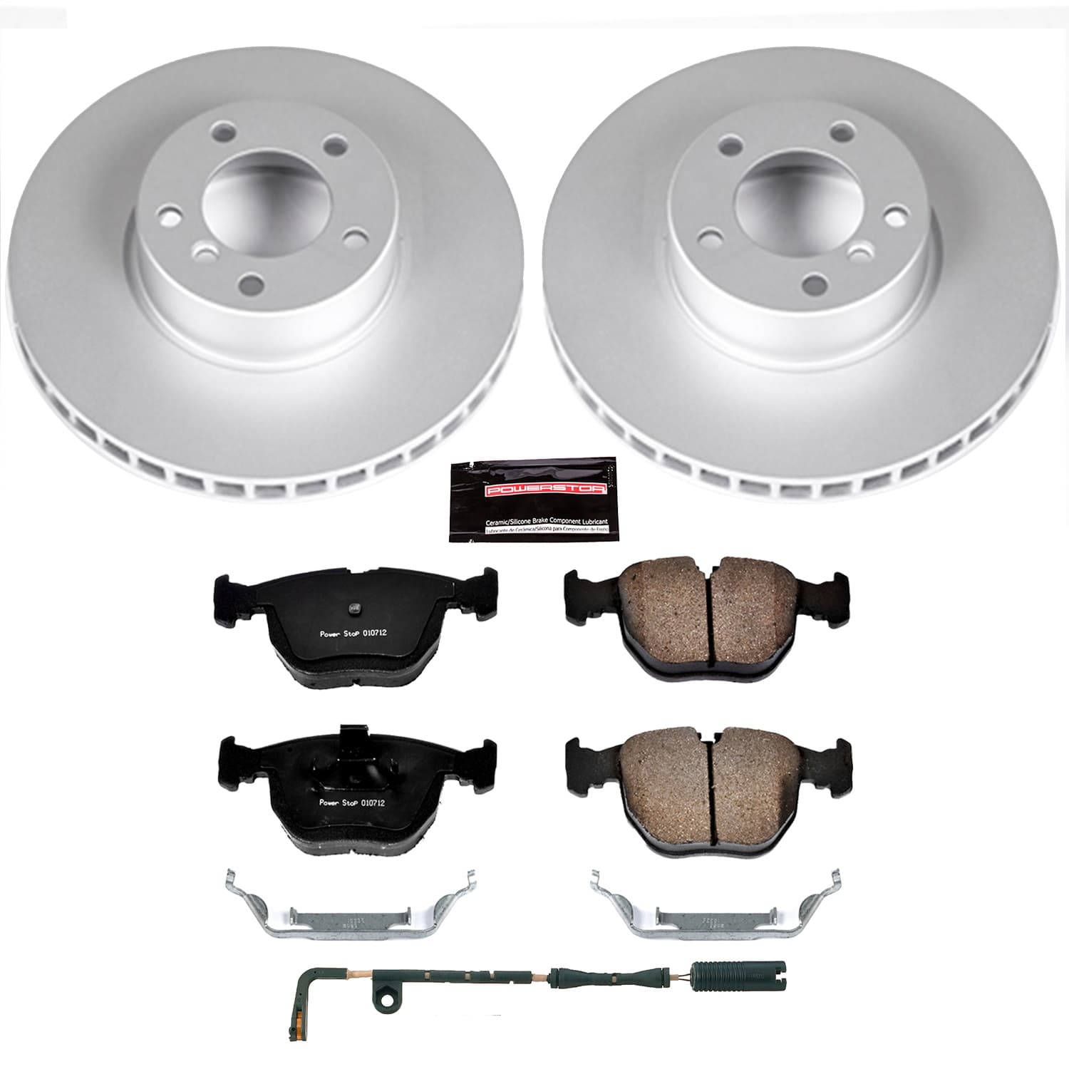 Power Stop - CRK944 - Front - Disc Brake Pad and Rotor Kit image 1