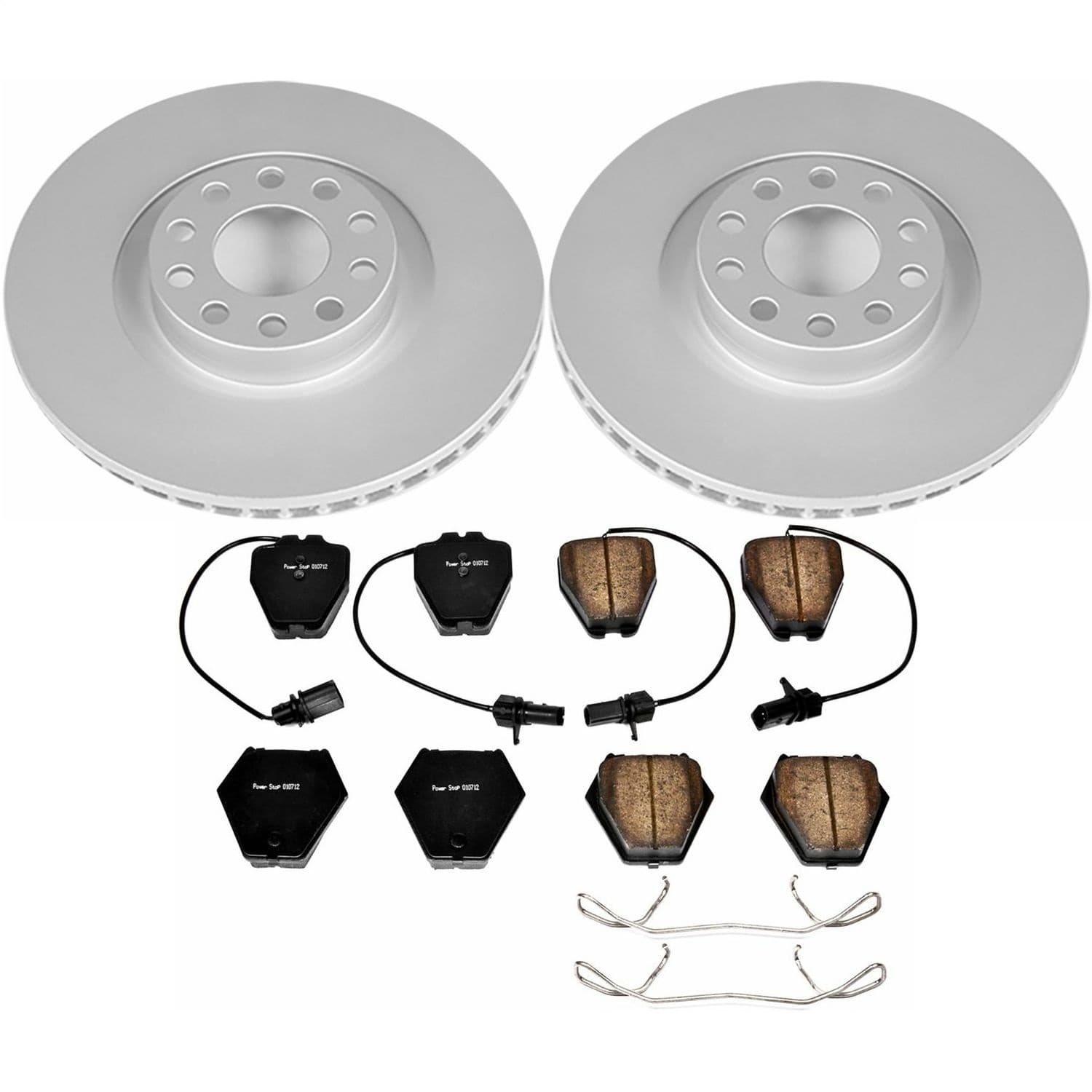Power Stop - CRK948 - Front - Disc Brake Pad and Rotor Kit image 1