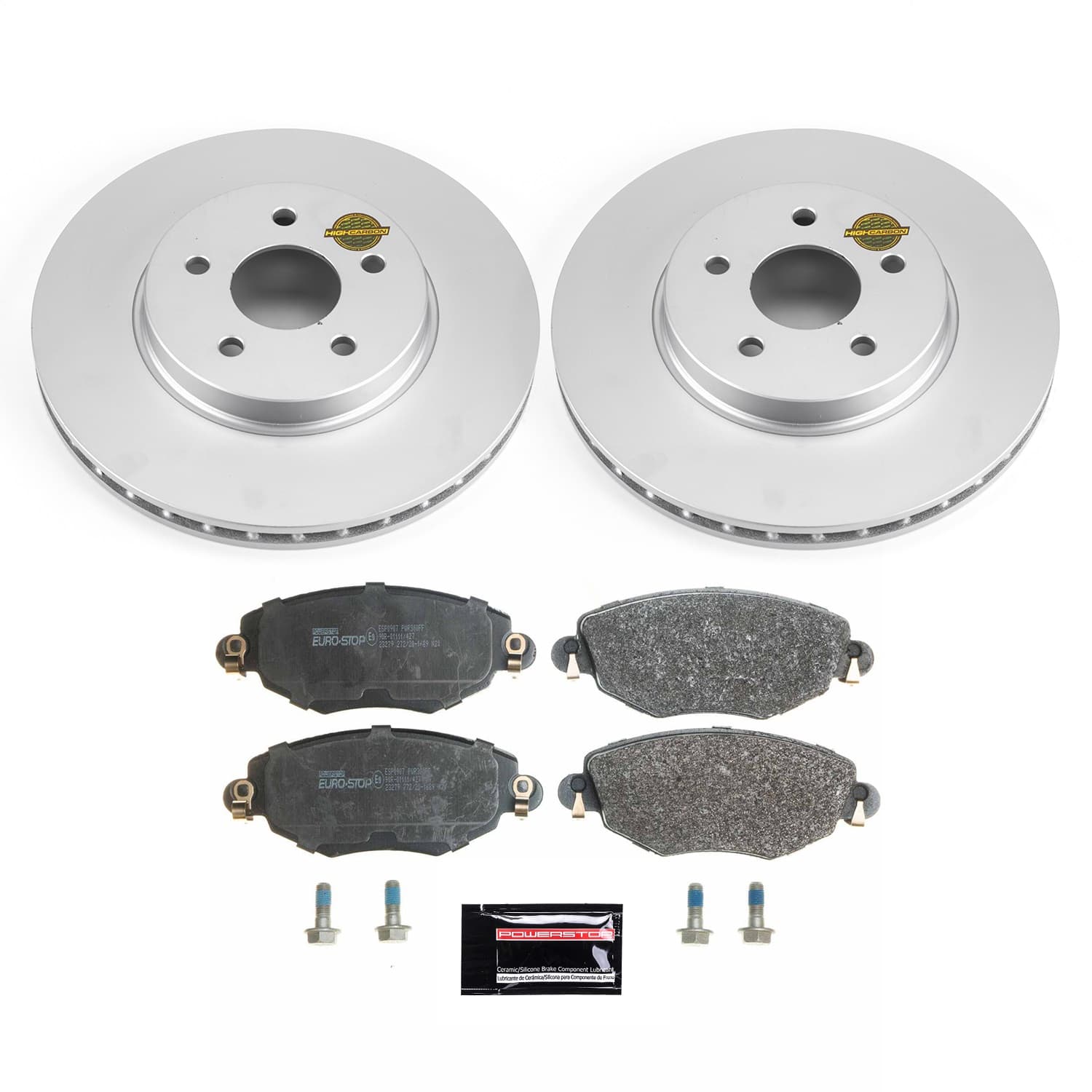Power Stop - ESK1373 - Front - Disc Brake Pad and Rotor Kit image 1