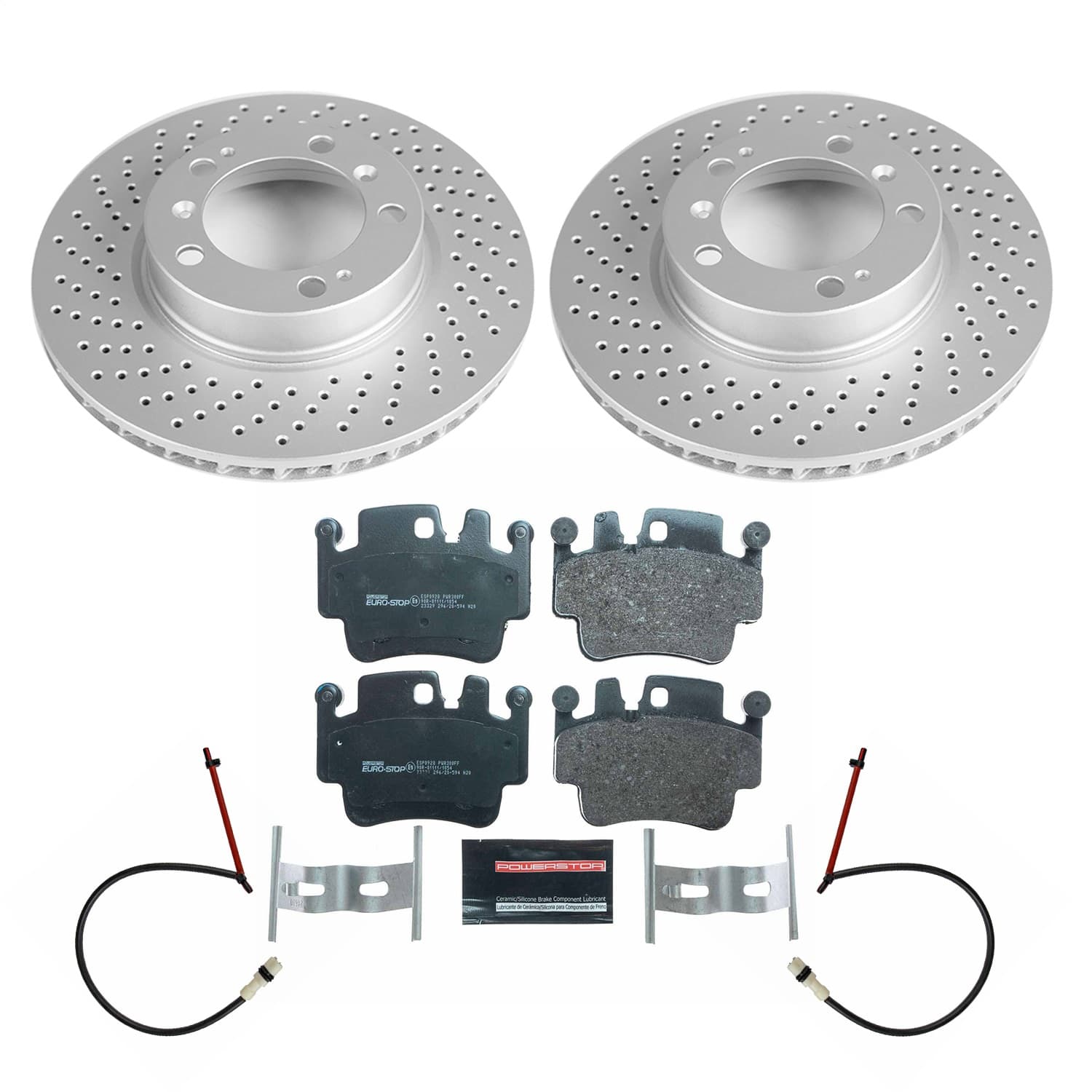 Power Stop - ESK1698 - Front - Disc Brake Pad and Rotor Kit image 1