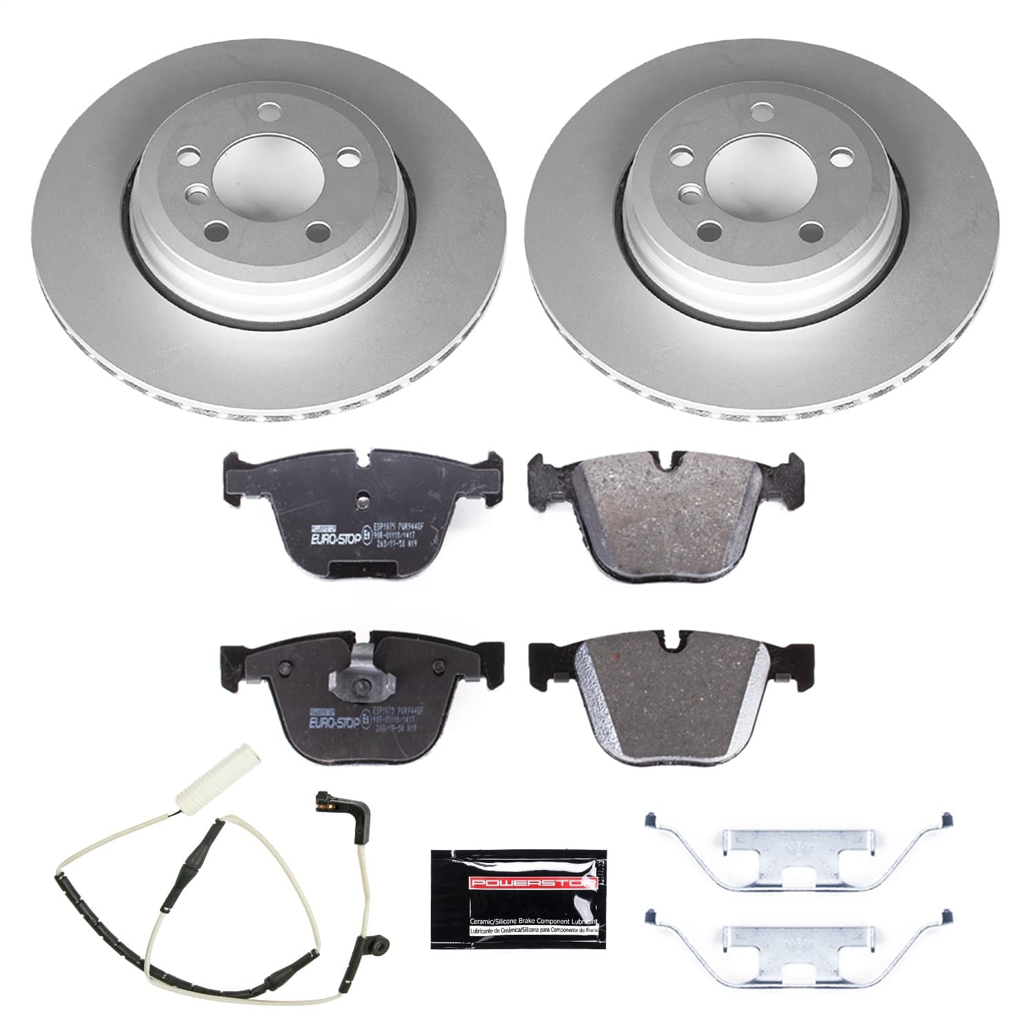 Power Stop - ESK2086 - Rear - Disc Brake Pad and Rotor Kit image 1