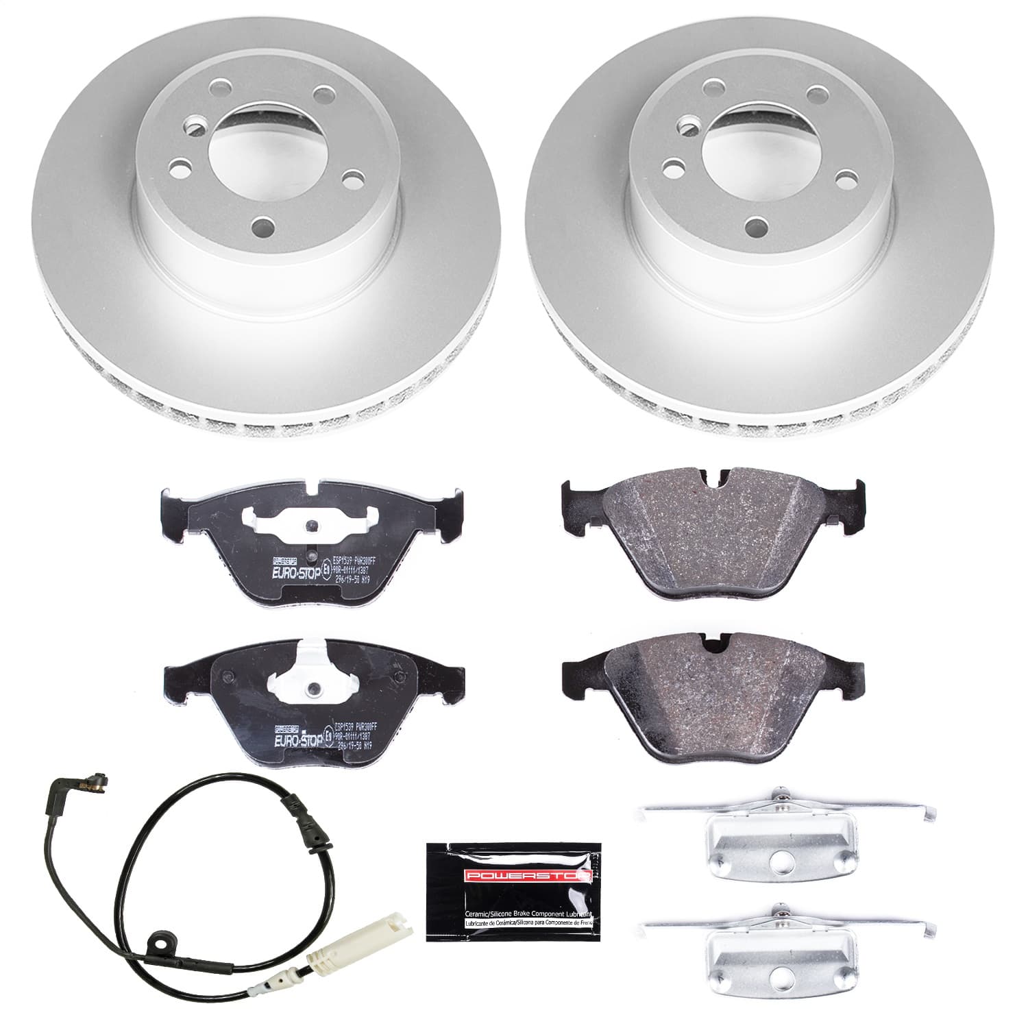 Power Stop - ESK2110 - Front - Disc Brake Pad and Rotor Kit image 1