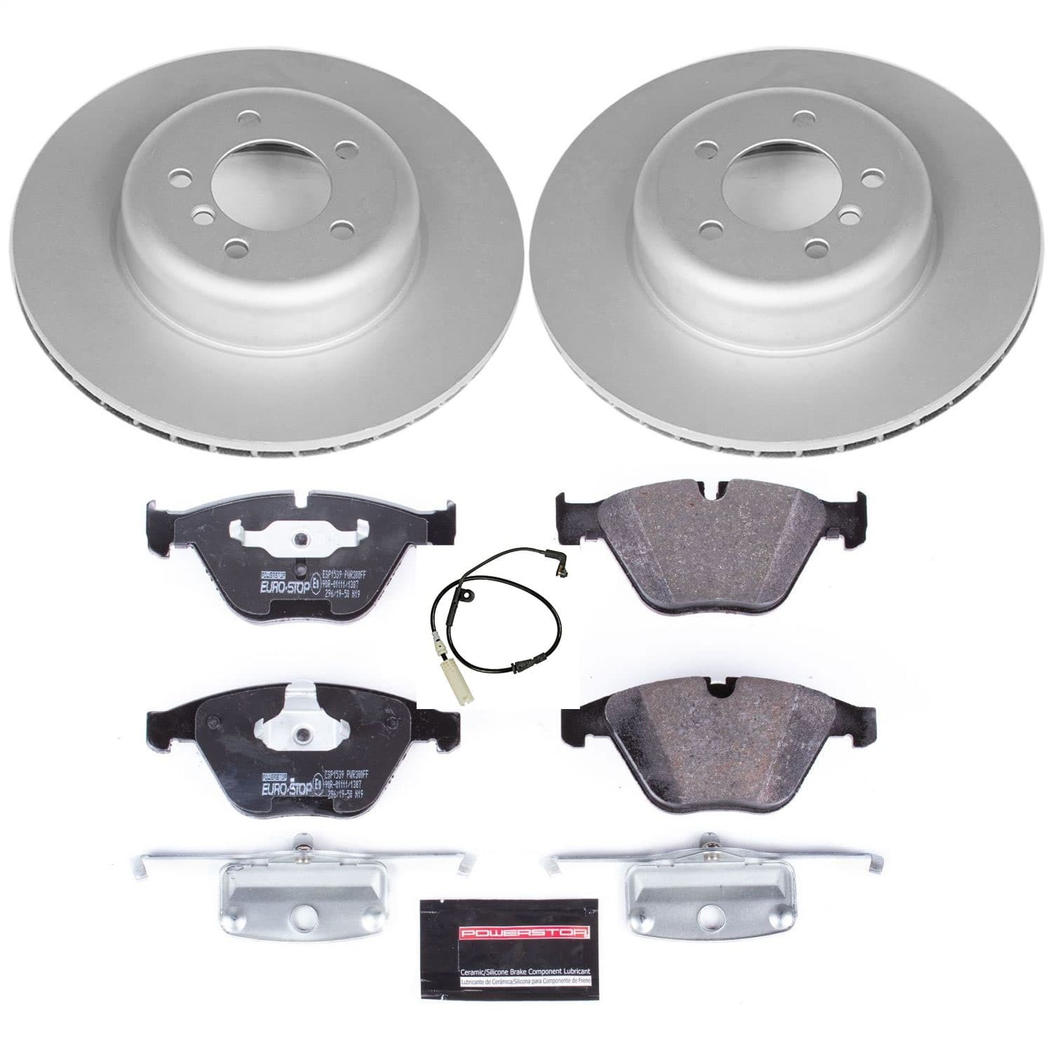 Power Stop - ESK2918 - Front - Disc Brake Pad and Rotor Kit image 1
