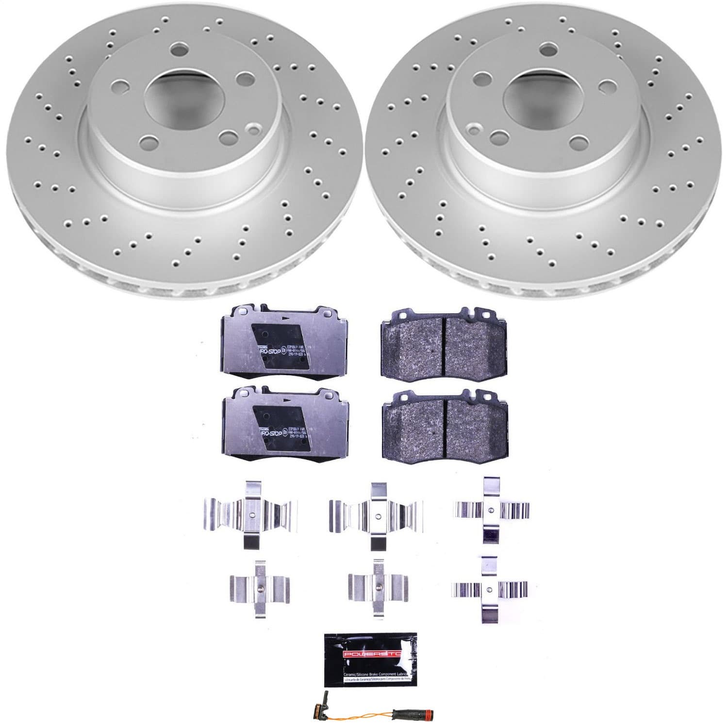 Power Stop - ESK2932 - Front - Disc Brake Pad and Rotor Kit image 1