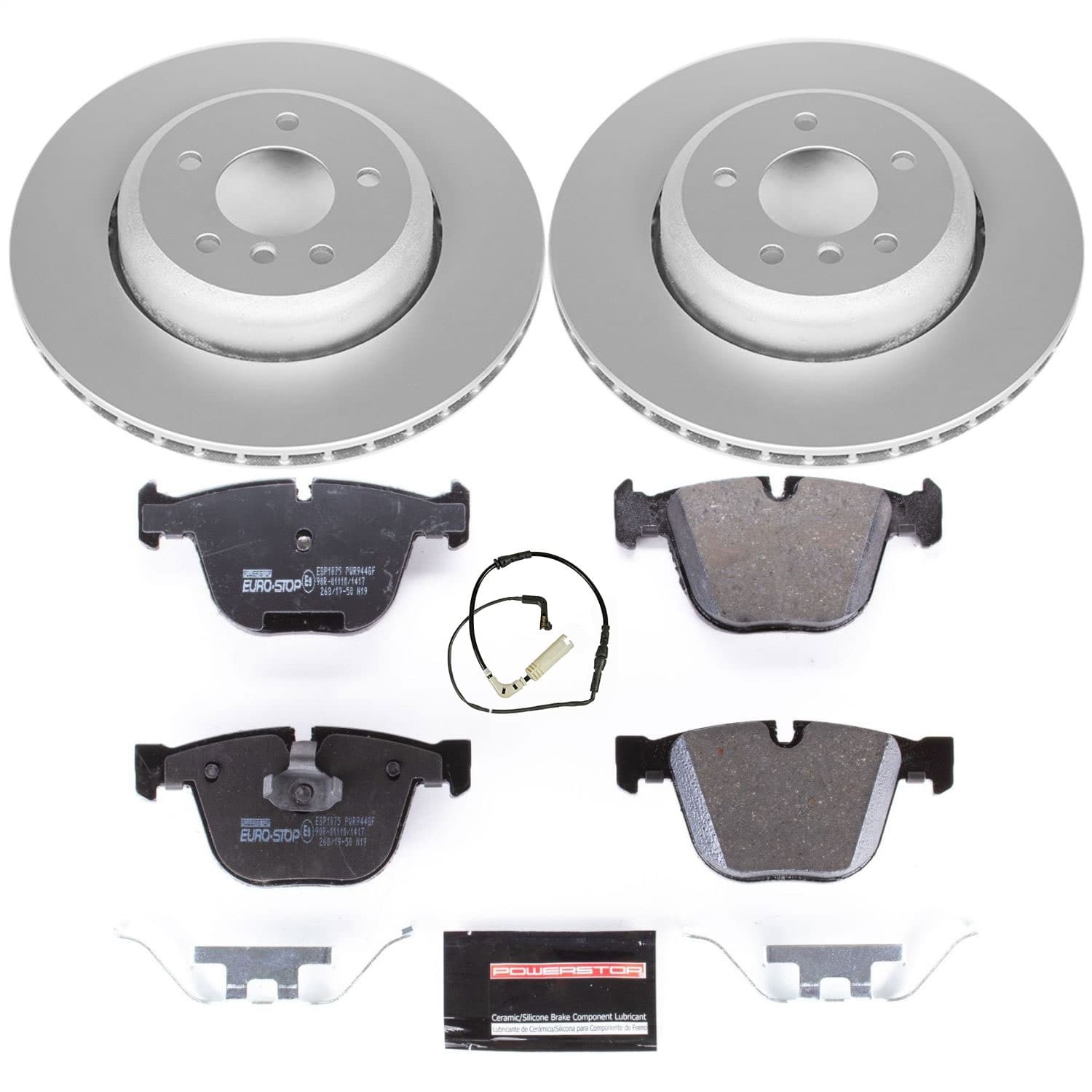 Power Stop - ESK2940 - Rear - Disc Brake Pad and Rotor Kit image 1