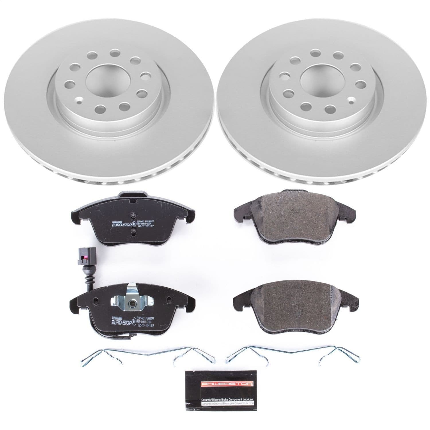 Power Stop - ESK2963 - Front - Disc Brake Pad and Rotor Kit image 1