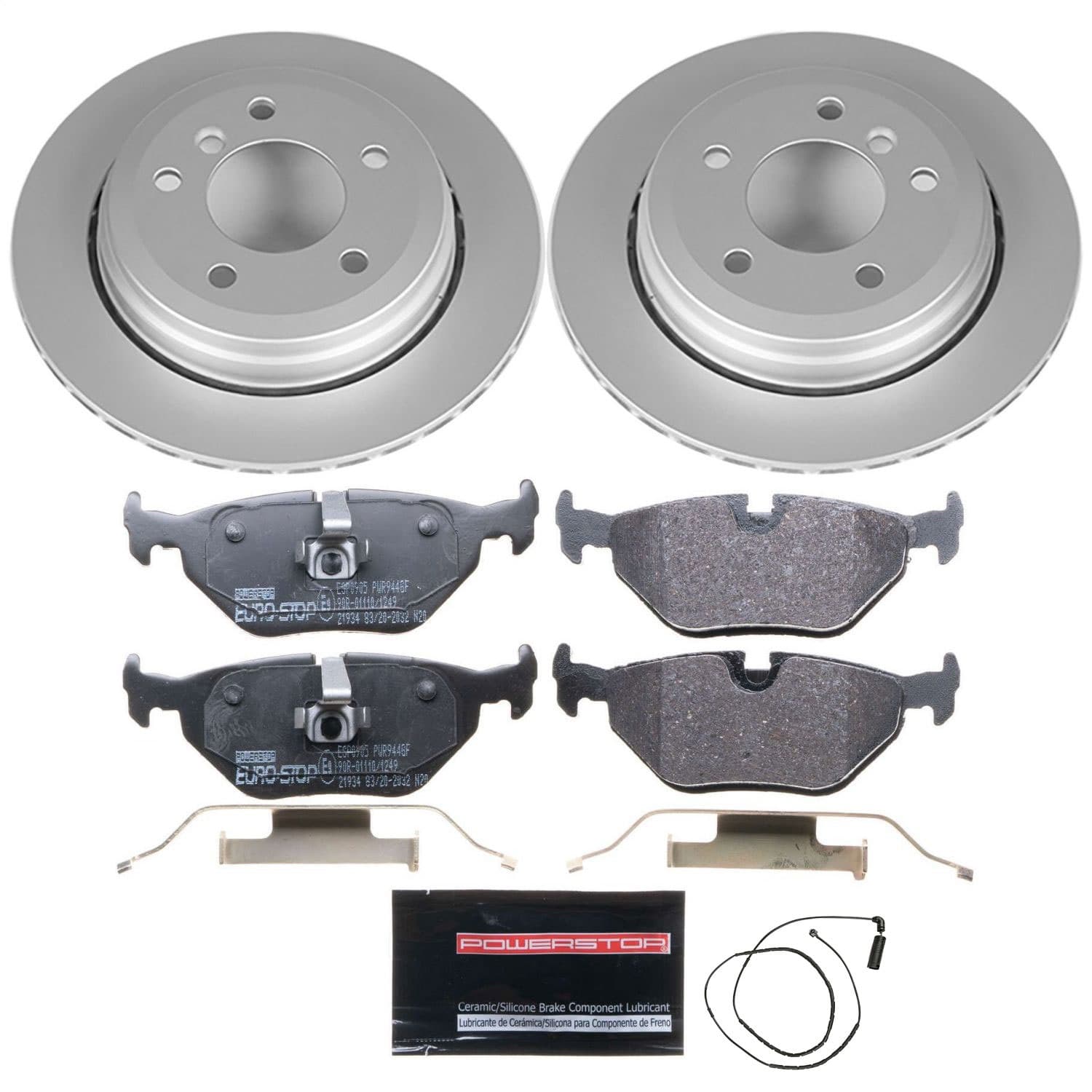 Power Stop - ESK2970 - Rear - Disc Brake Pad and Rotor Kit image 1