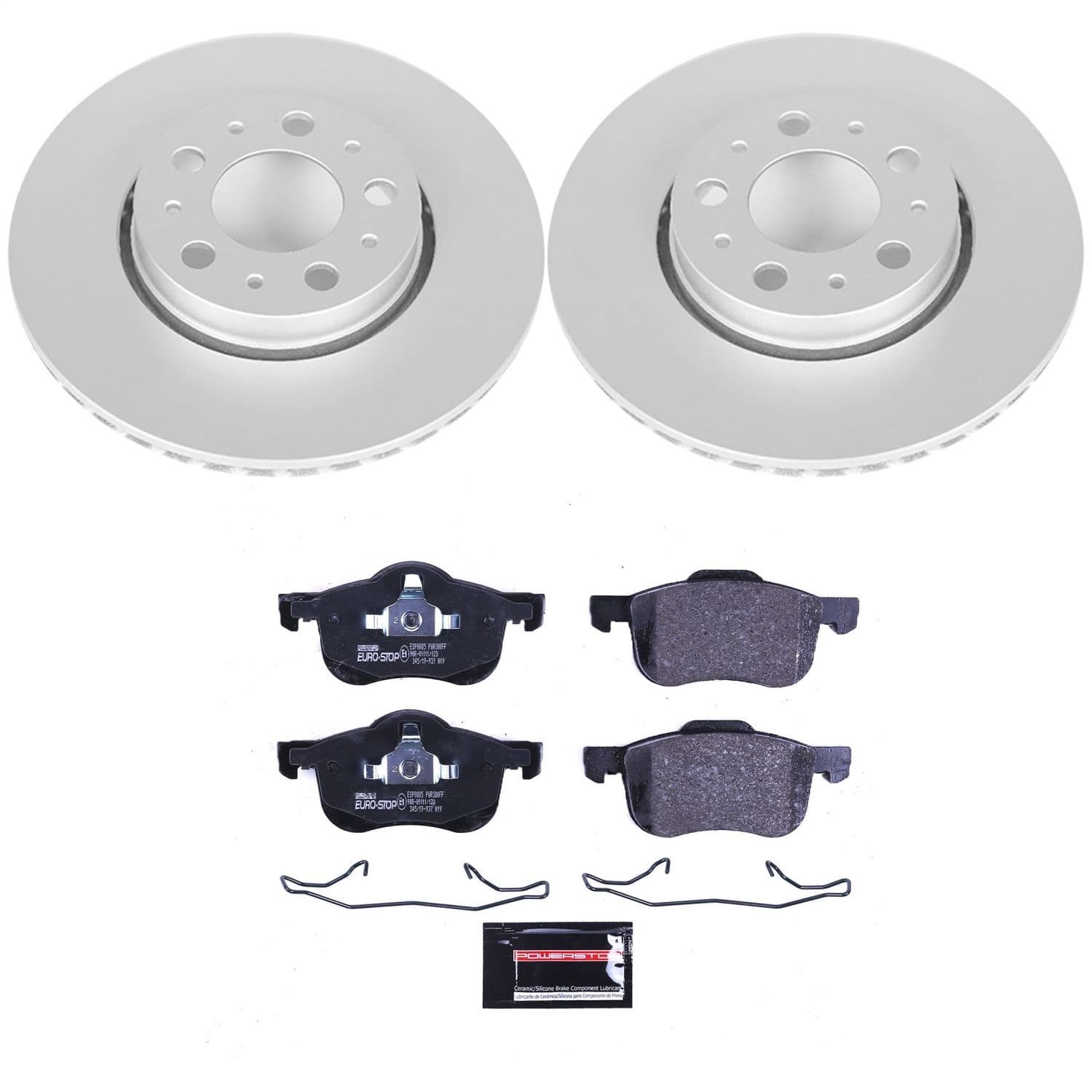 Power Stop - ESK3004 - Front - Disc Brake Pad and Rotor Kit image 1