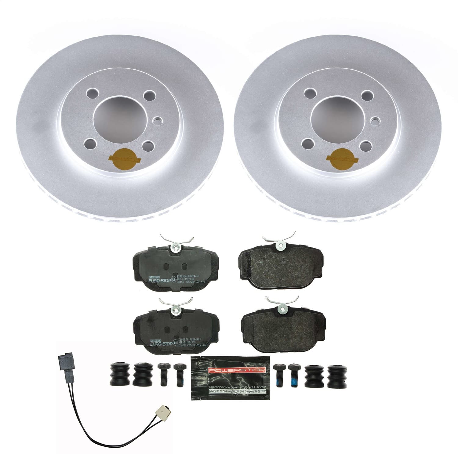 Power Stop - ESK3008 - Front - Disc Brake Pad and Rotor Kit image 1