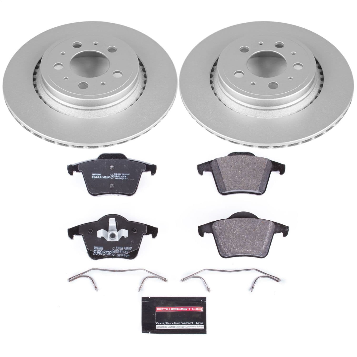 Power Stop - ESK3039 - Rear - Disc Brake Pad and Rotor Kit image 1