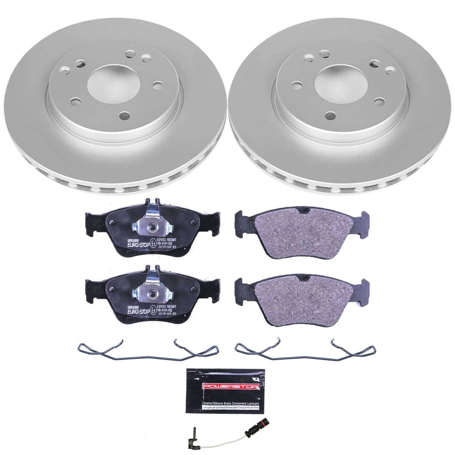 Power Stop - ESK3047 - Front - Disc Brake Pad and Rotor Kit image 1
