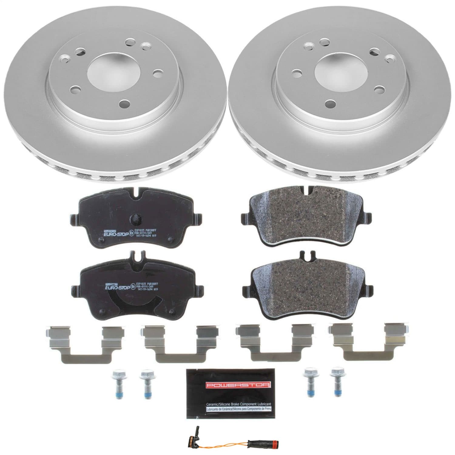 Power Stop - ESK3048 - Front - Disc Brake Pad and Rotor Kit image 1