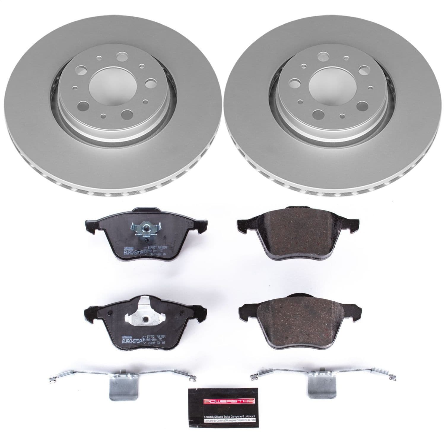 Power Stop - ESK3063 - Front - Disc Brake Pad and Rotor Kit image 1