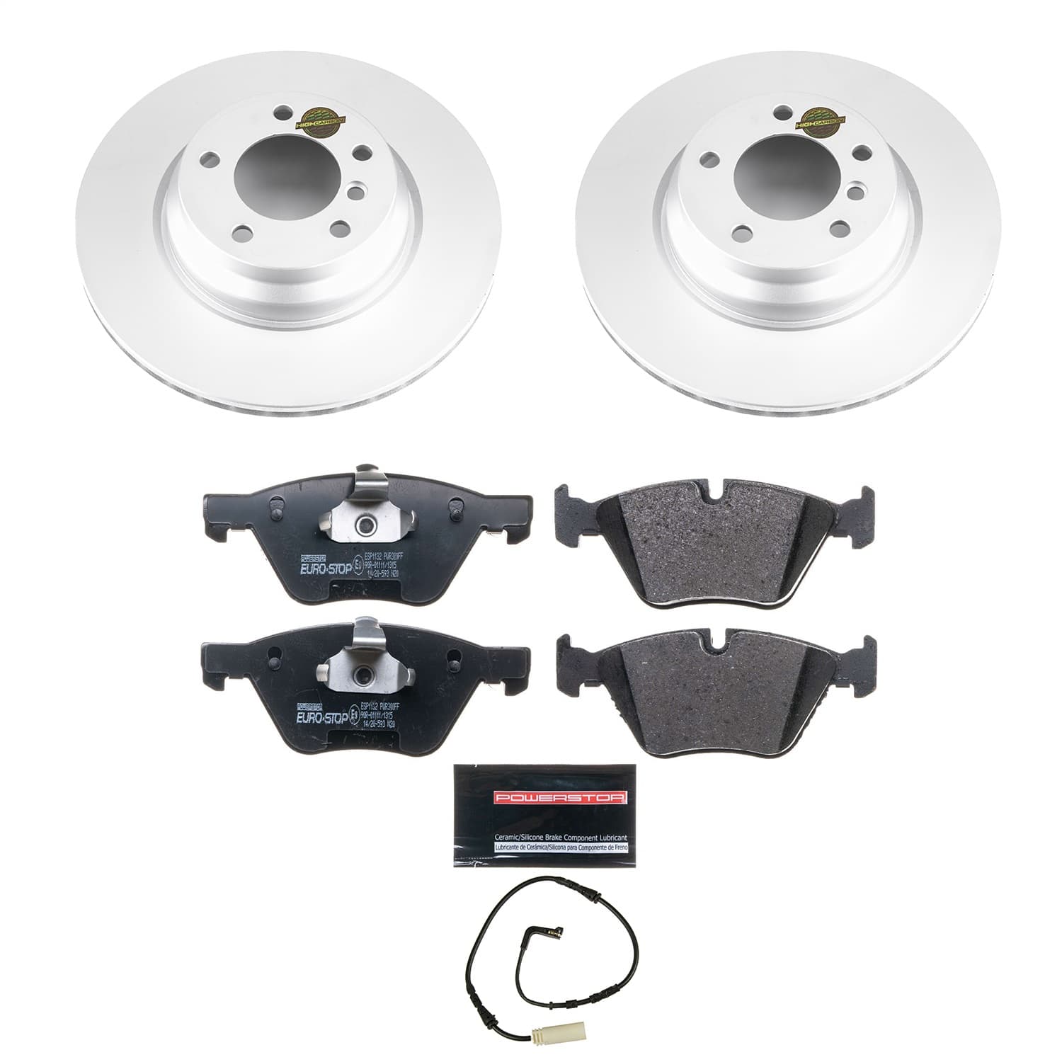 Power Stop - ESK3077 - Front - Disc Brake Pad and Rotor Kit image 1