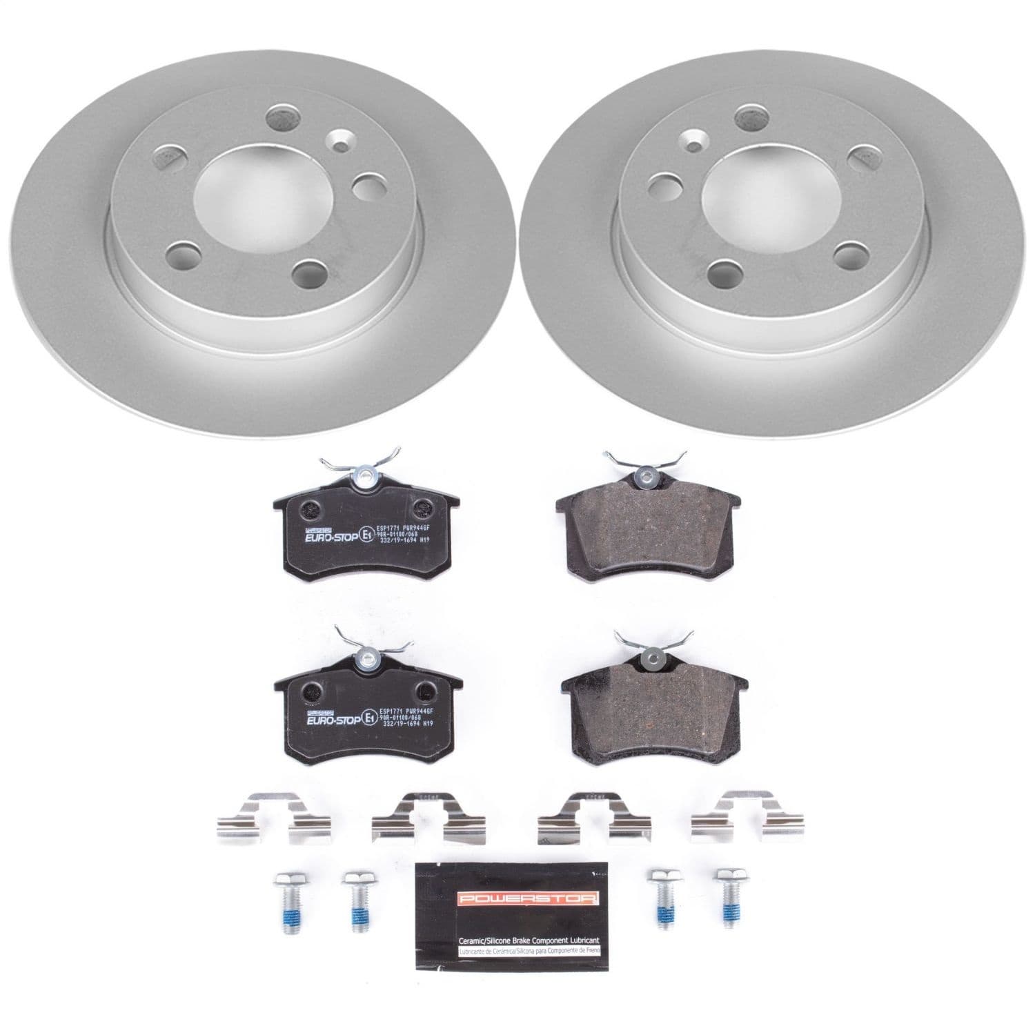 Power Stop - ESK3093 - Rear - Disc Brake Pad and Rotor Kit image 1