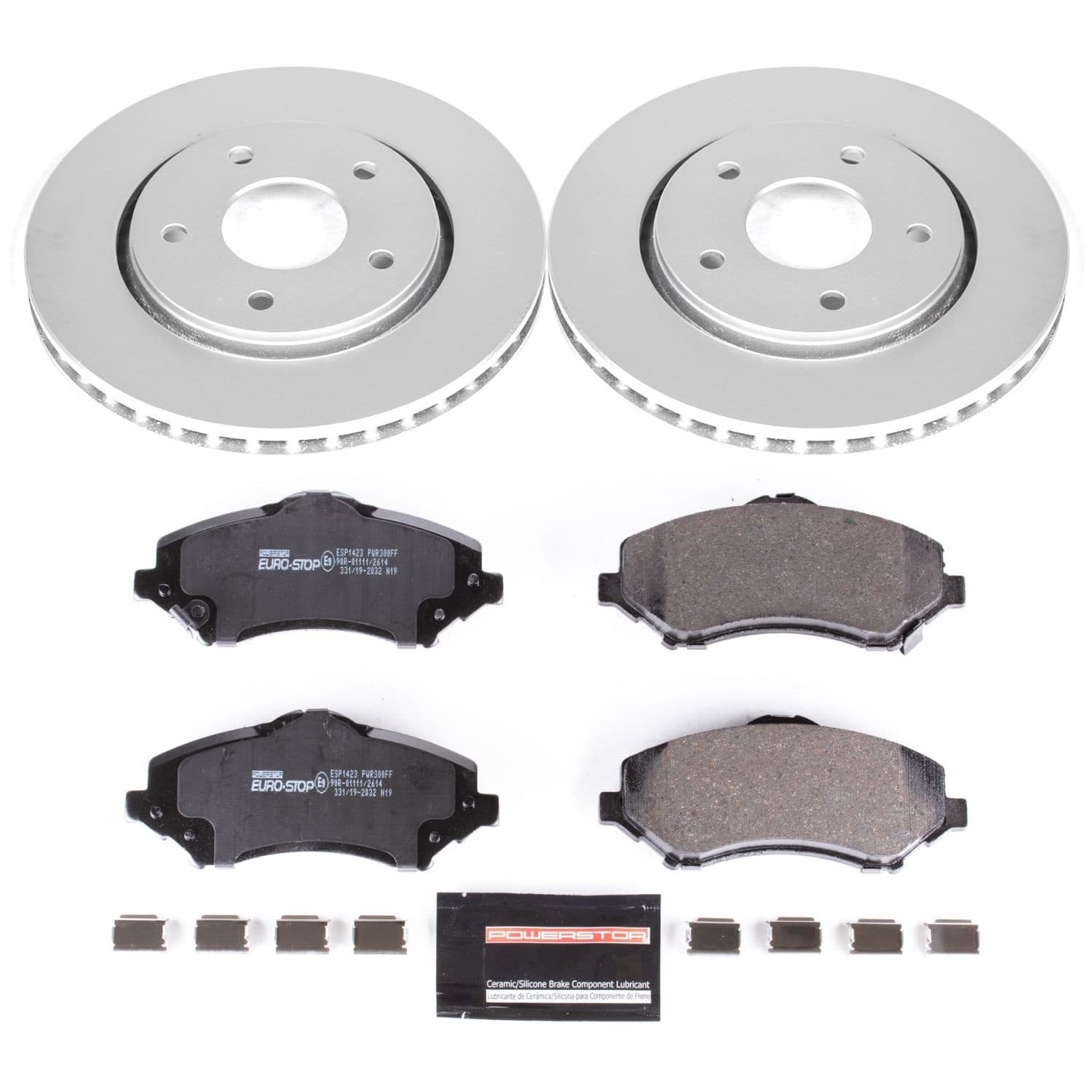 Power Stop - ESK3118 - Front - Disc Brake Pad and Rotor Kit image 1