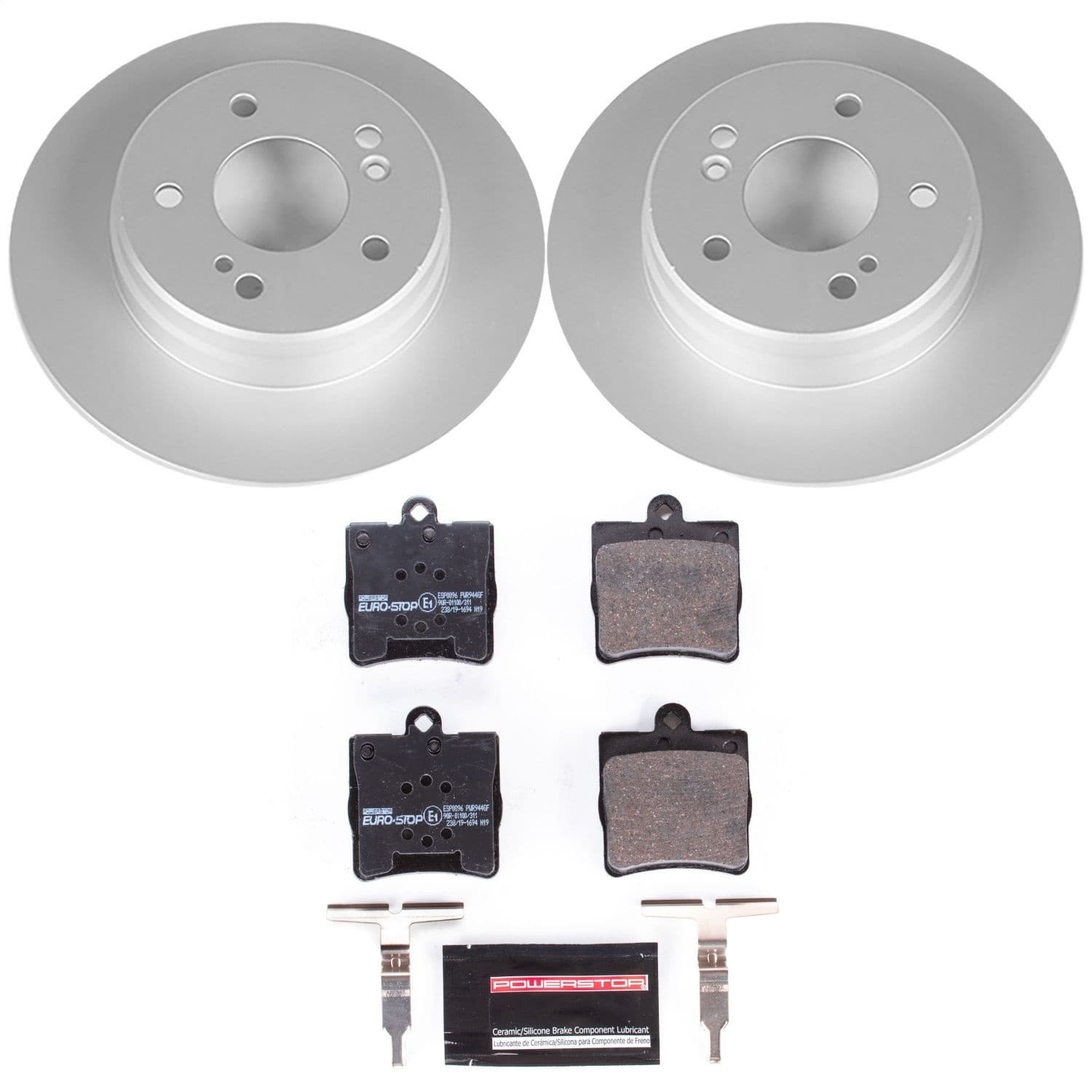 Power Stop - ESK368 - Rear - Disc Brake Pad and Rotor Kit image 1