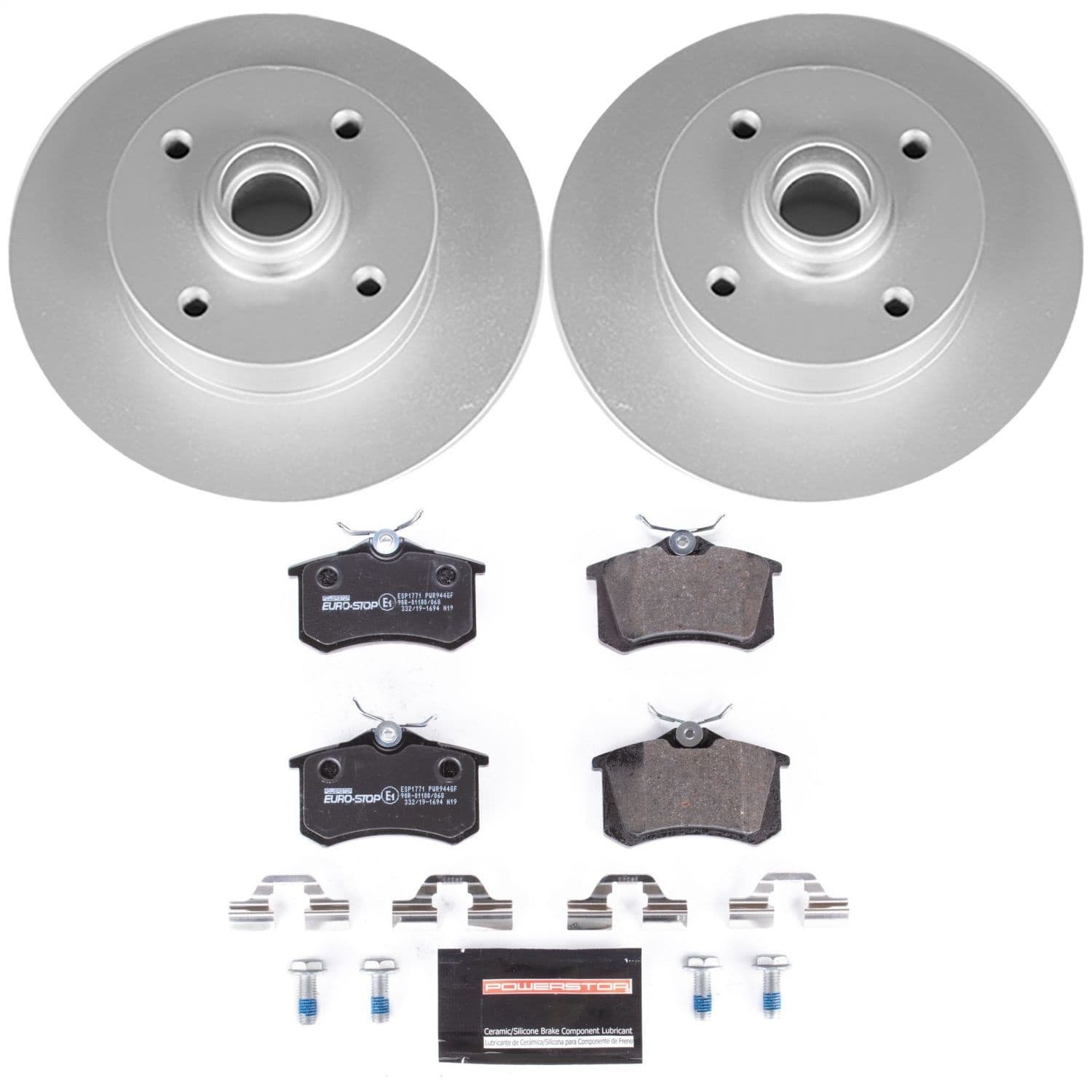 Power Stop - ESK369 - Rear - Disc Brake Pad and Rotor Kit image 1