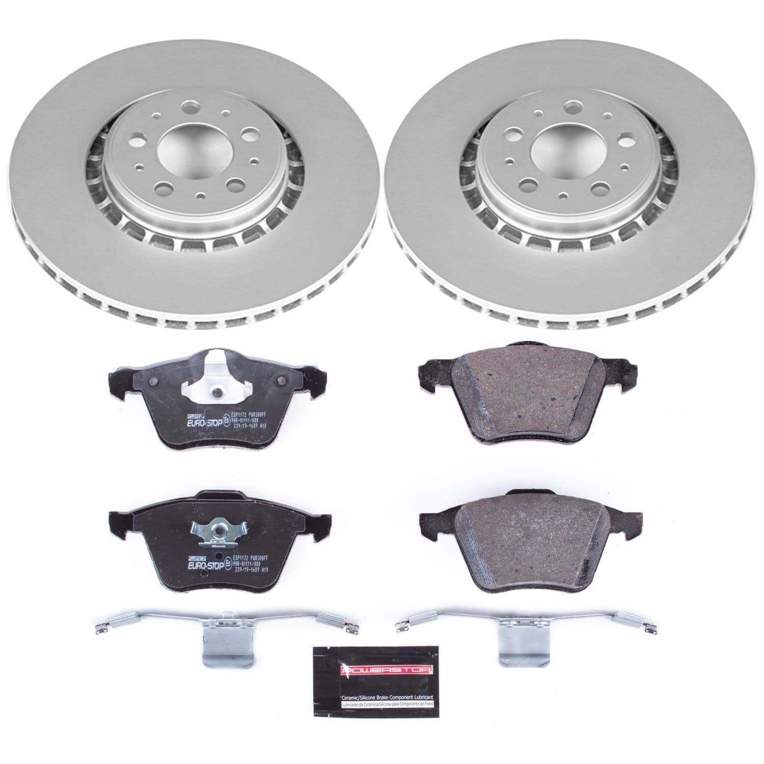 Power Stop - ESK4552 - Front - Disc Brake Pad and Rotor Kit image 1