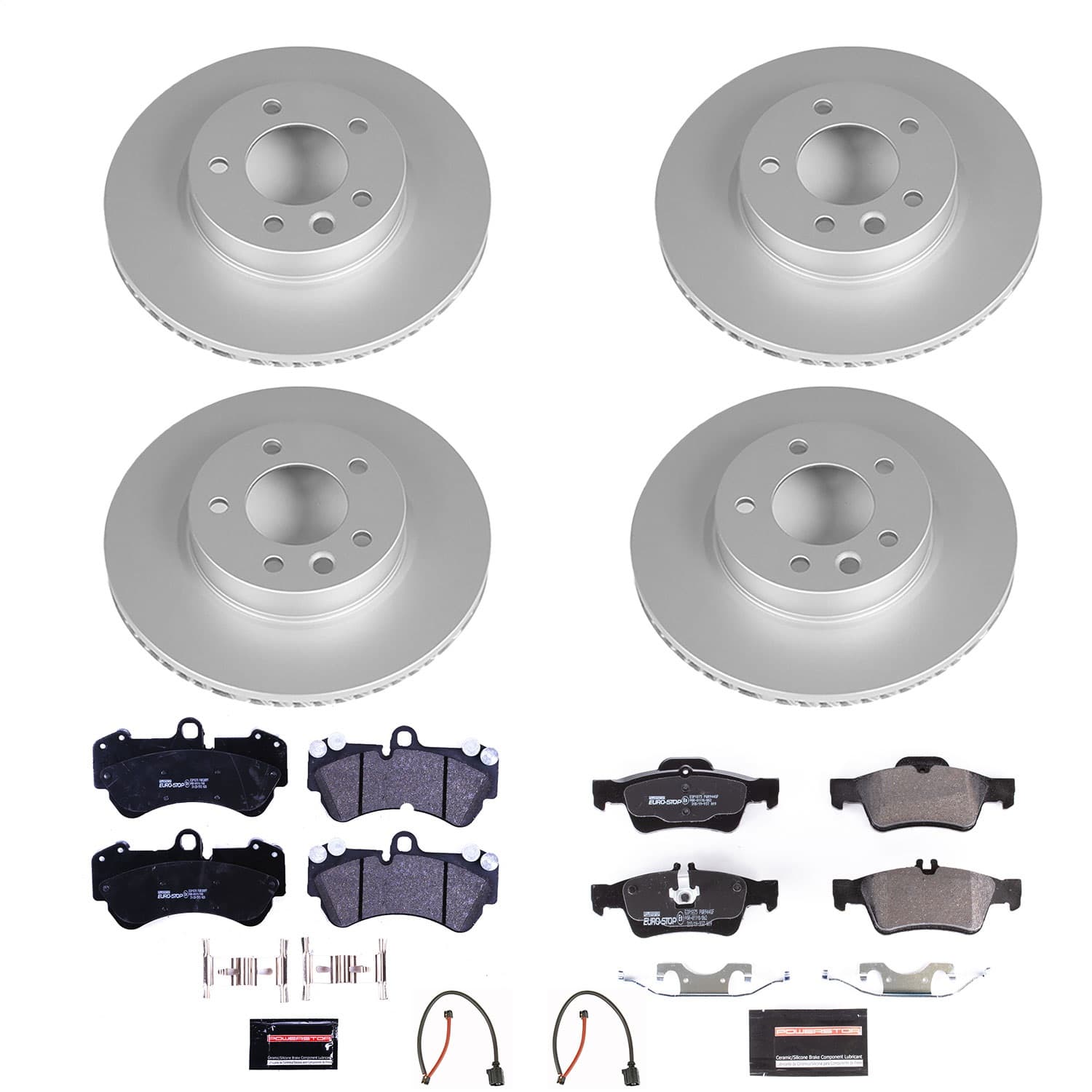 Power Stop - ESK4554 - Front - Disc Brake Pad and Rotor Kit image 1