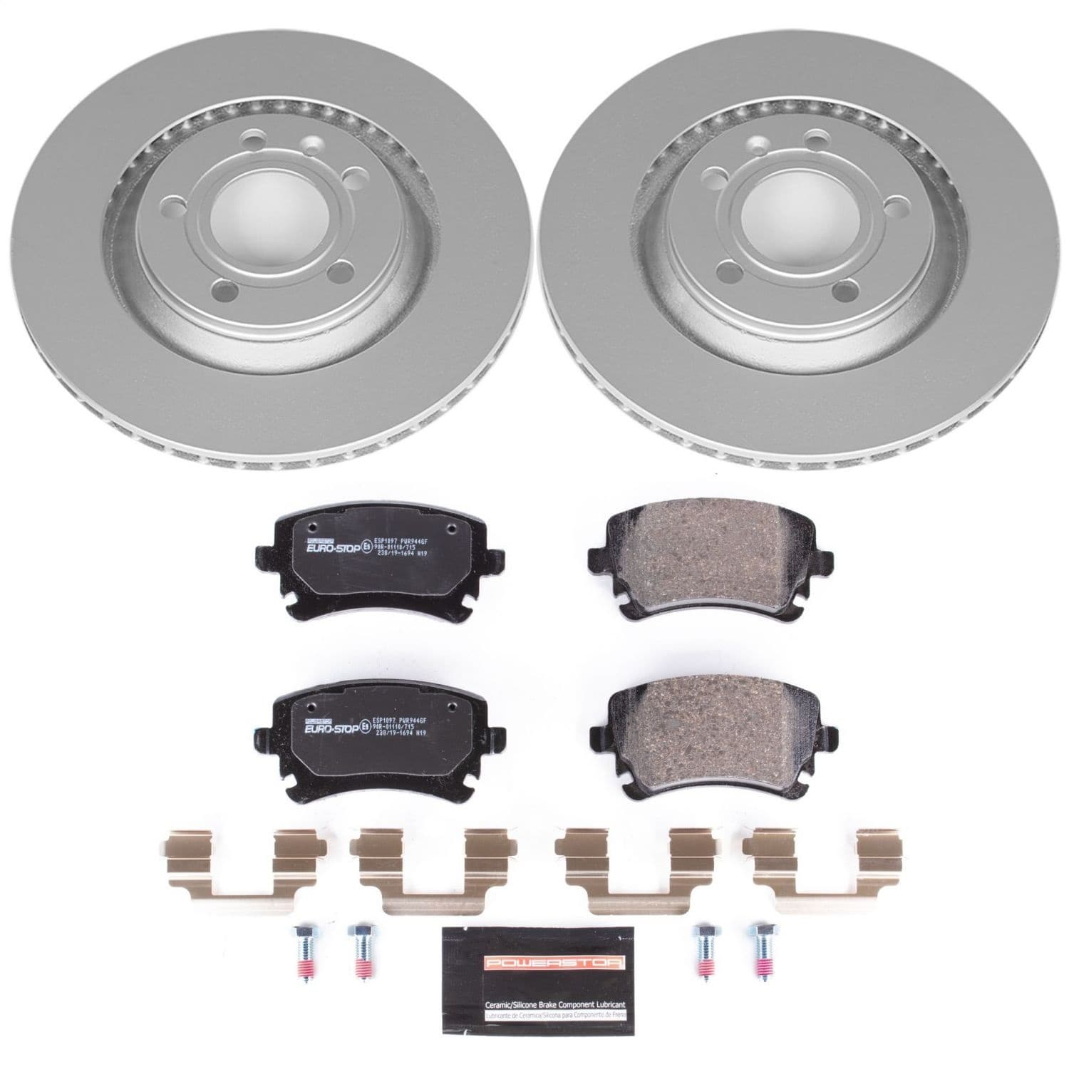 Power Stop - ESK4564 - Rear - Disc Brake Pad and Rotor Kit image 1