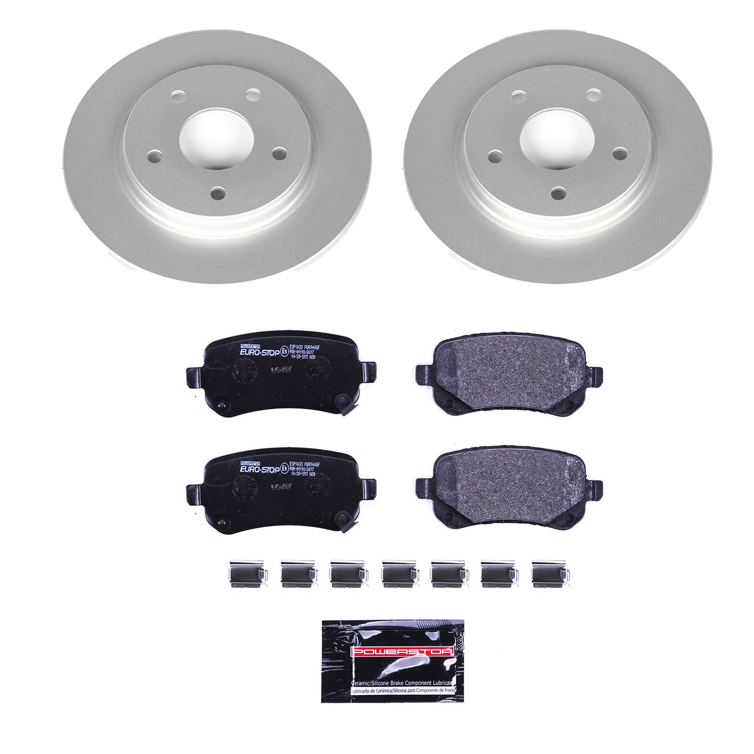 Power Stop - ESK4569 - Rear - Disc Brake Pad and Rotor Kit image 1