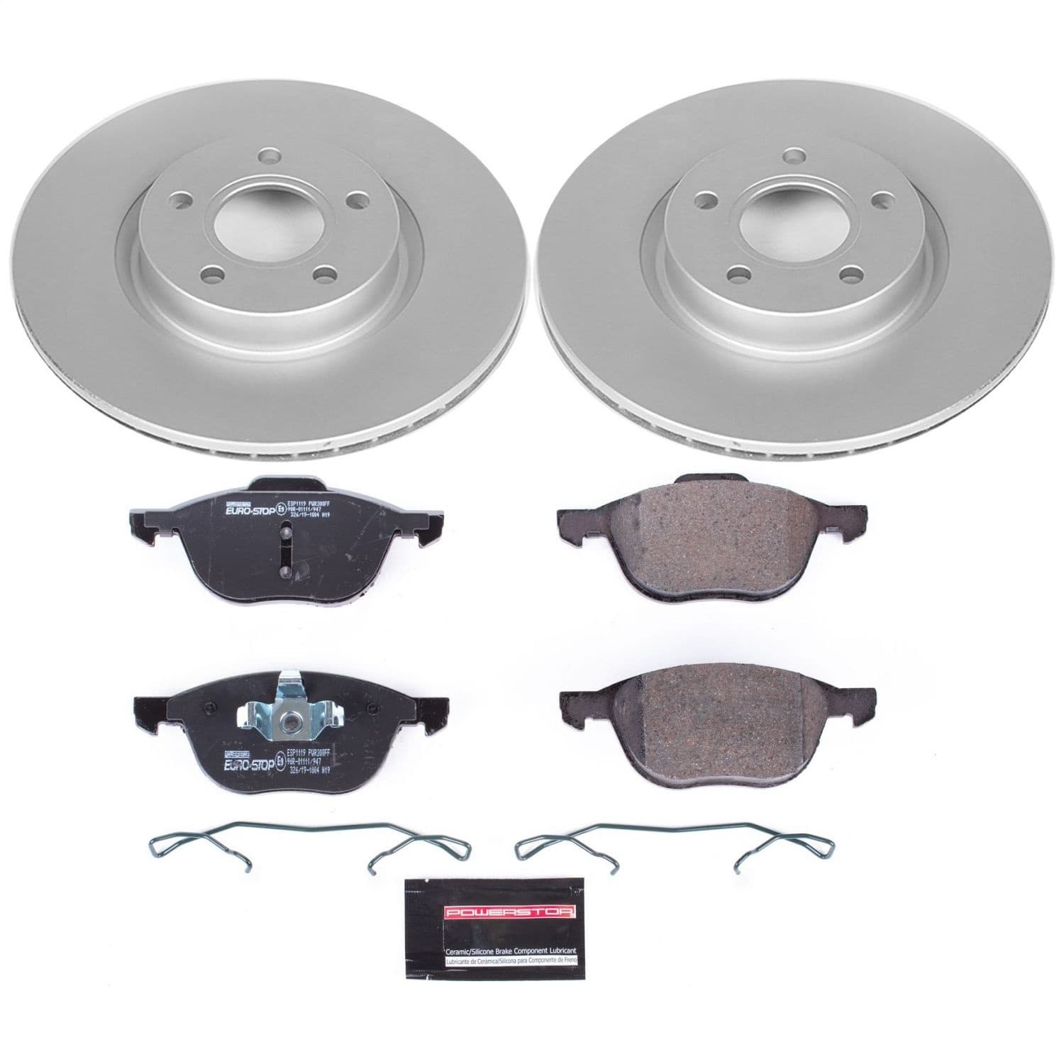 Power Stop - ESK4575 - Front - Disc Brake Pad and Rotor Kit image 1