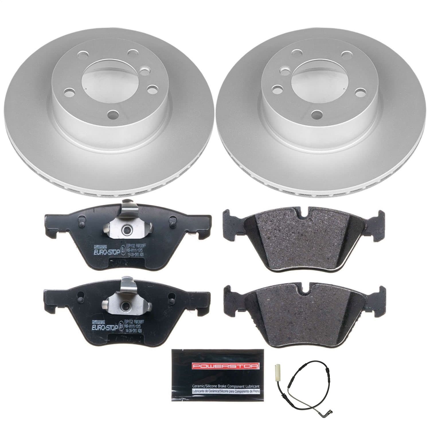Power Stop - ESK4590 - Front - Disc Brake Pad and Rotor Kit image 1