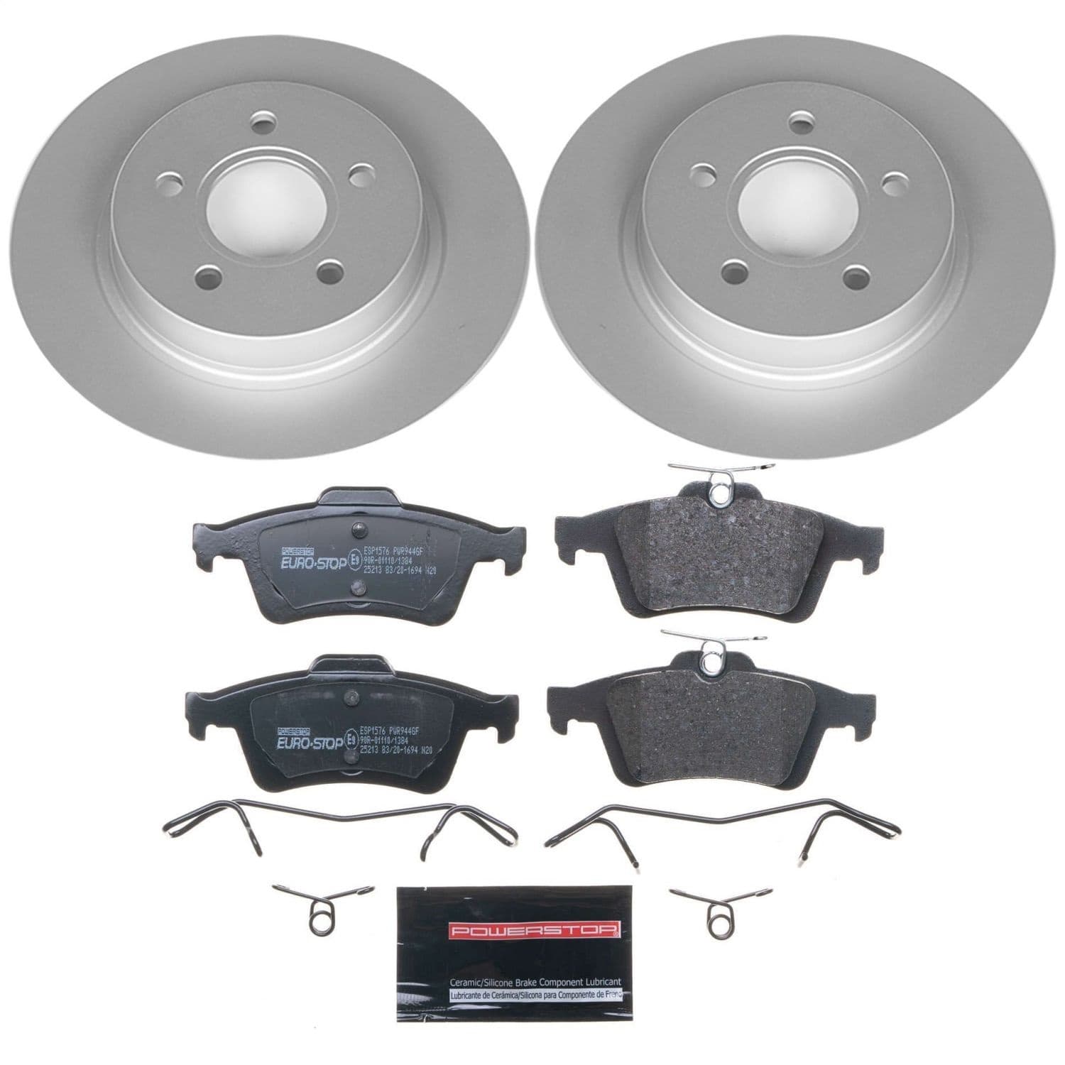 Power Stop - ESK4613 - Rear - Disc Brake Pad and Rotor Kit image 1