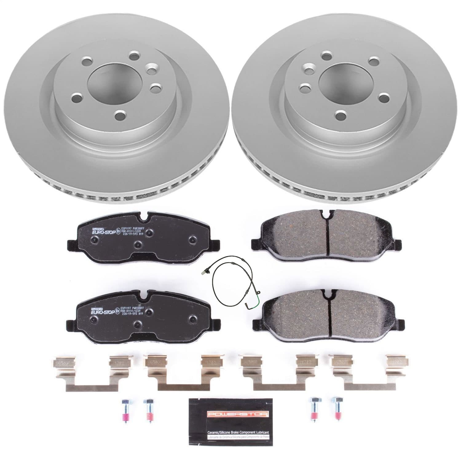 Power Stop - ESK4615 - Front - Disc Brake Pad and Rotor Kit image 1