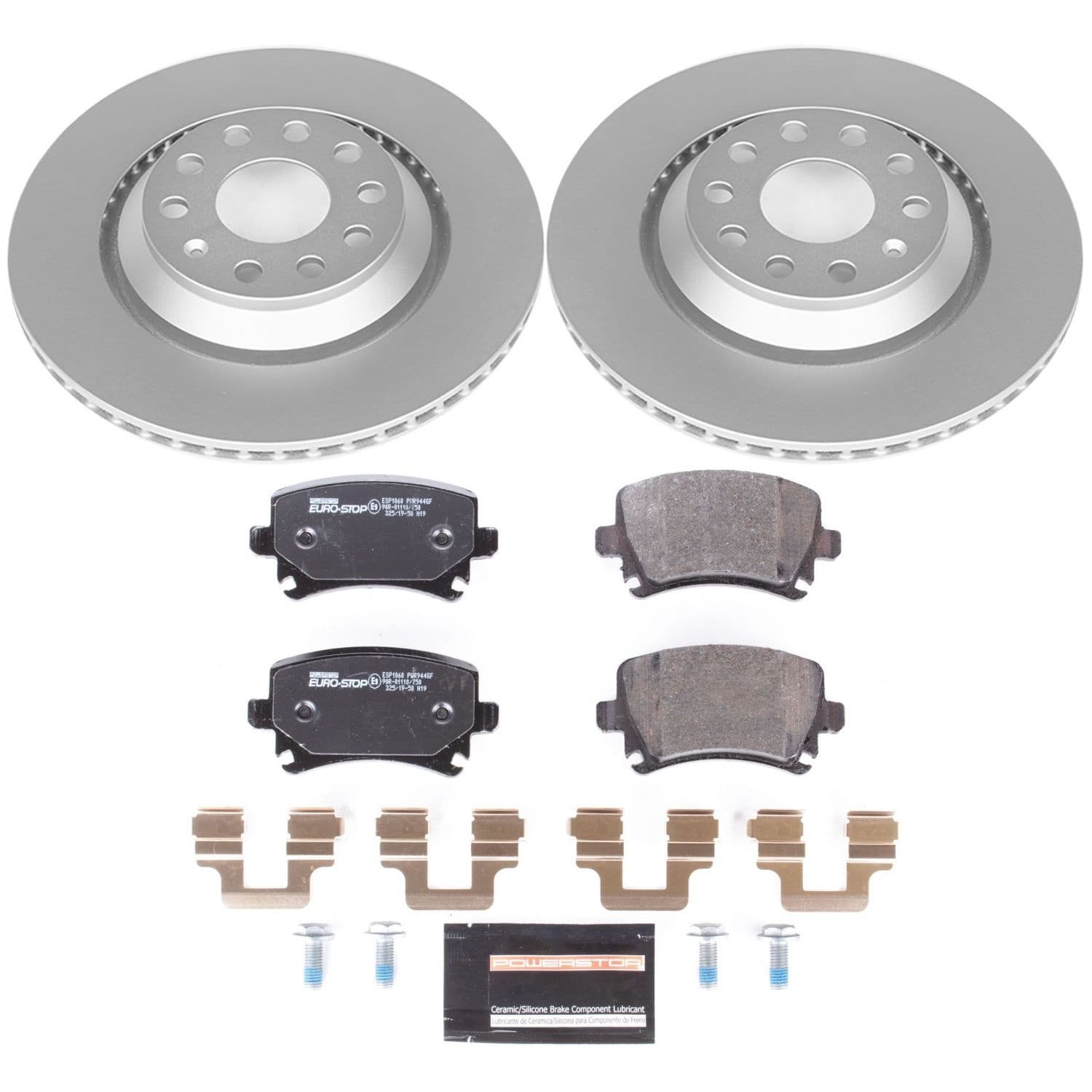 Power Stop - ESK4628 - Rear - Disc Brake Pad and Rotor Kit image 1