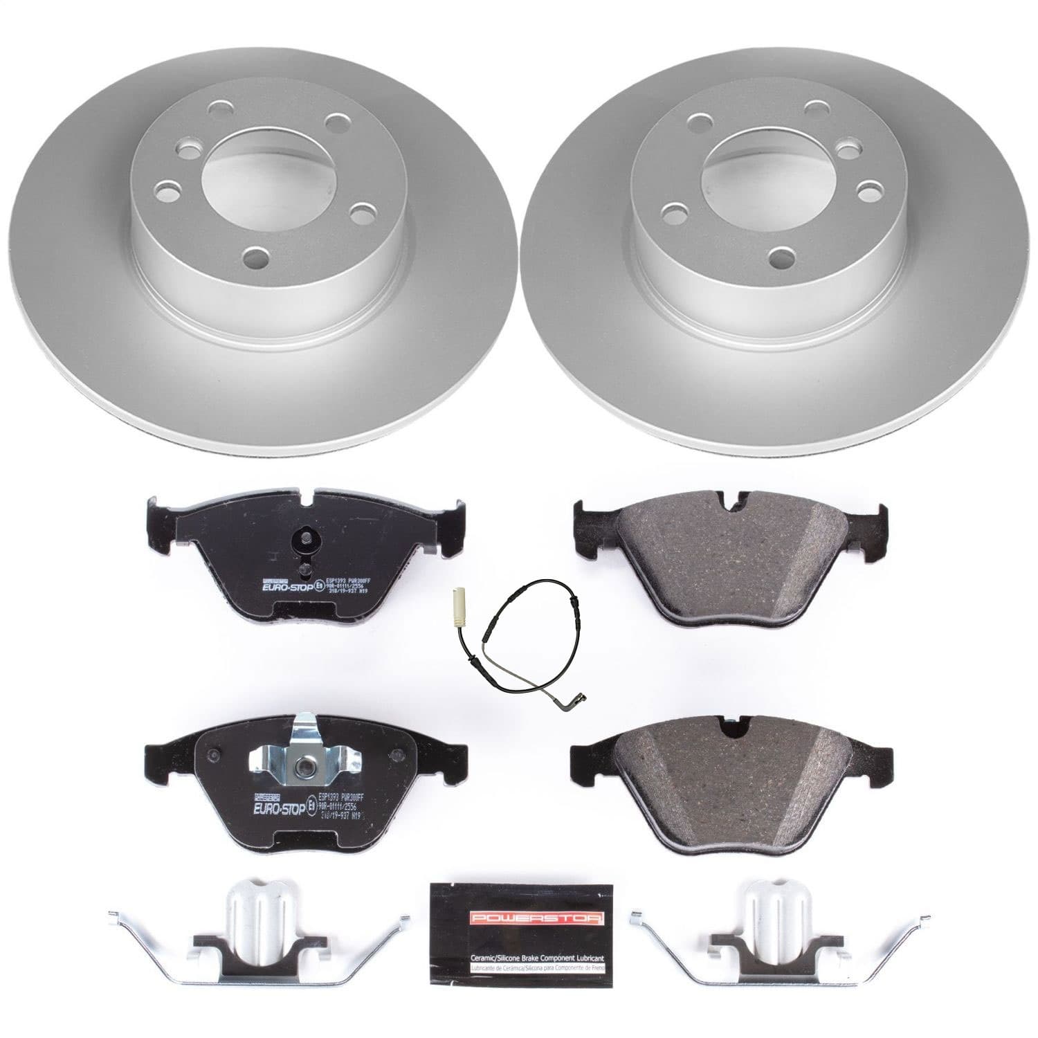 Power Stop - ESK4677 - Front - Disc Brake Pad and Rotor Kit image 1
