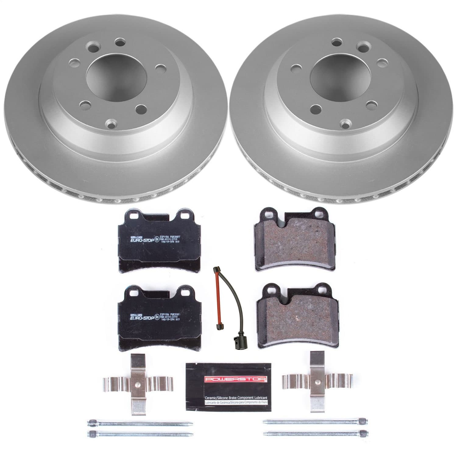 Power Stop - ESK4681 - Rear - Disc Brake Pad and Rotor Kit image 1
