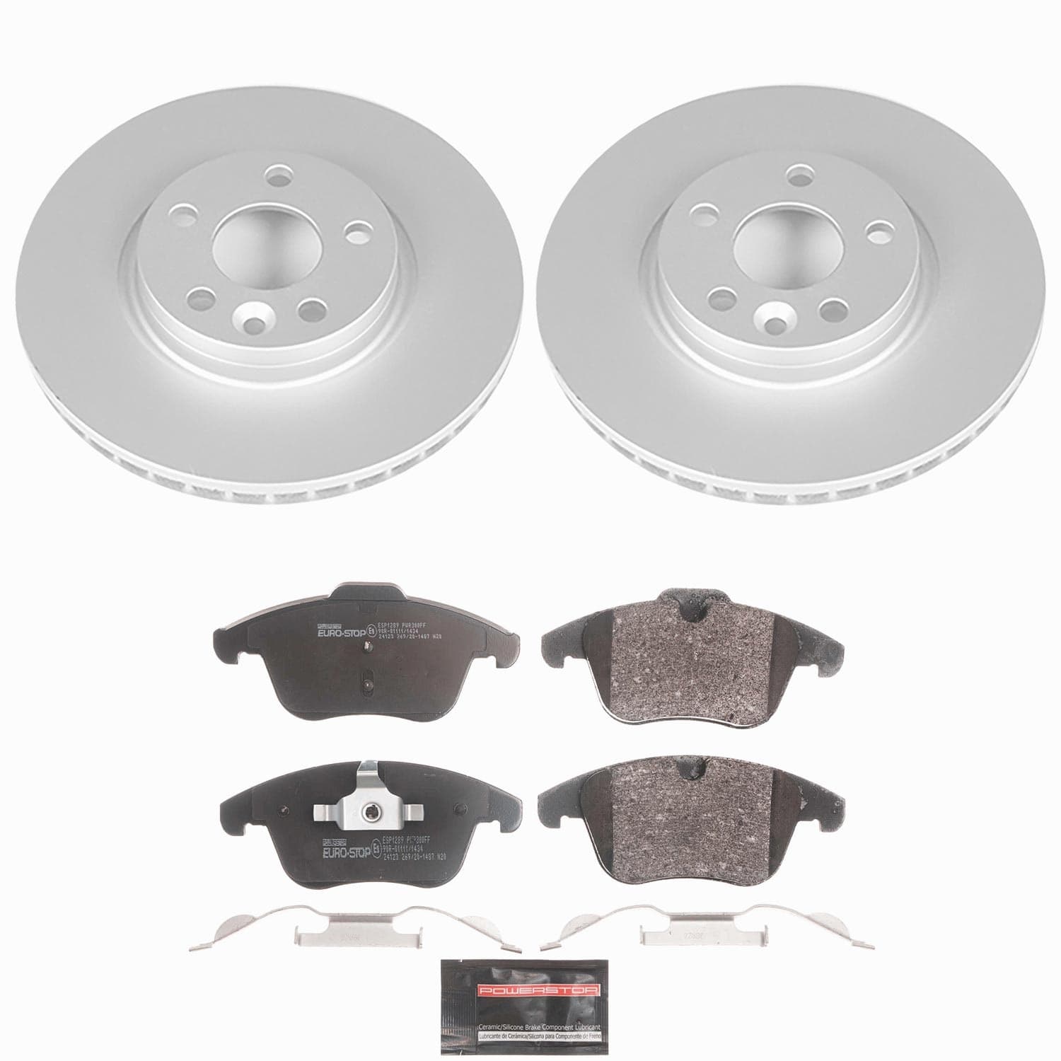 Power Stop - ESK4700 - Front - Disc Brake Pad and Rotor Kit image 1