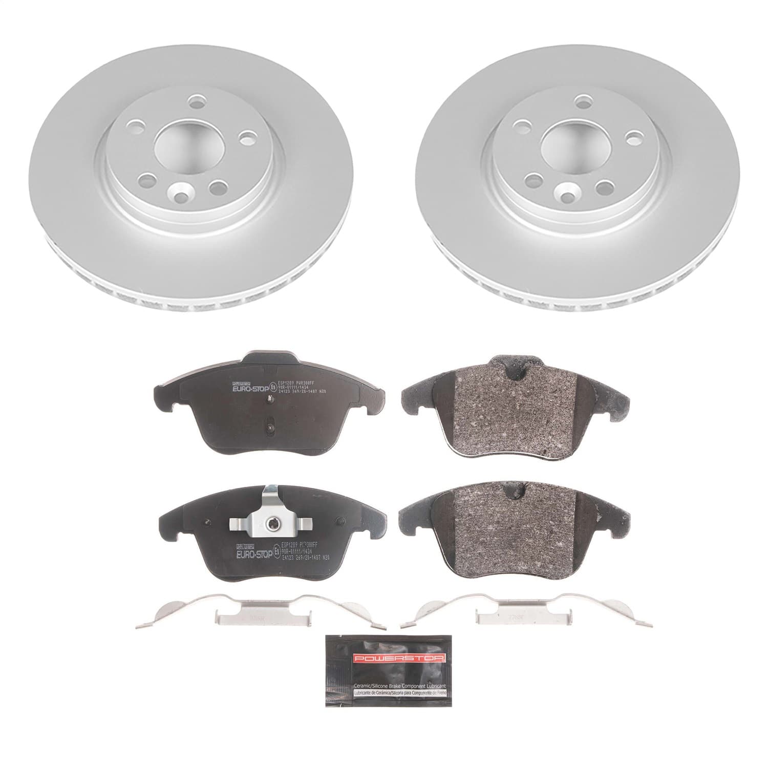 Power Stop - ESK4701 - Front - Disc Brake Pad and Rotor Kit image 1
