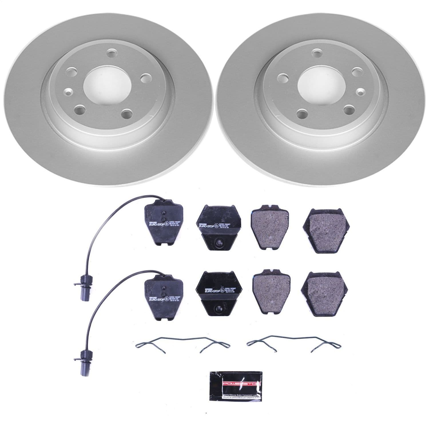 Power Stop - ESK4745 - Rear - Disc Brake Pad and Rotor Kit image 1