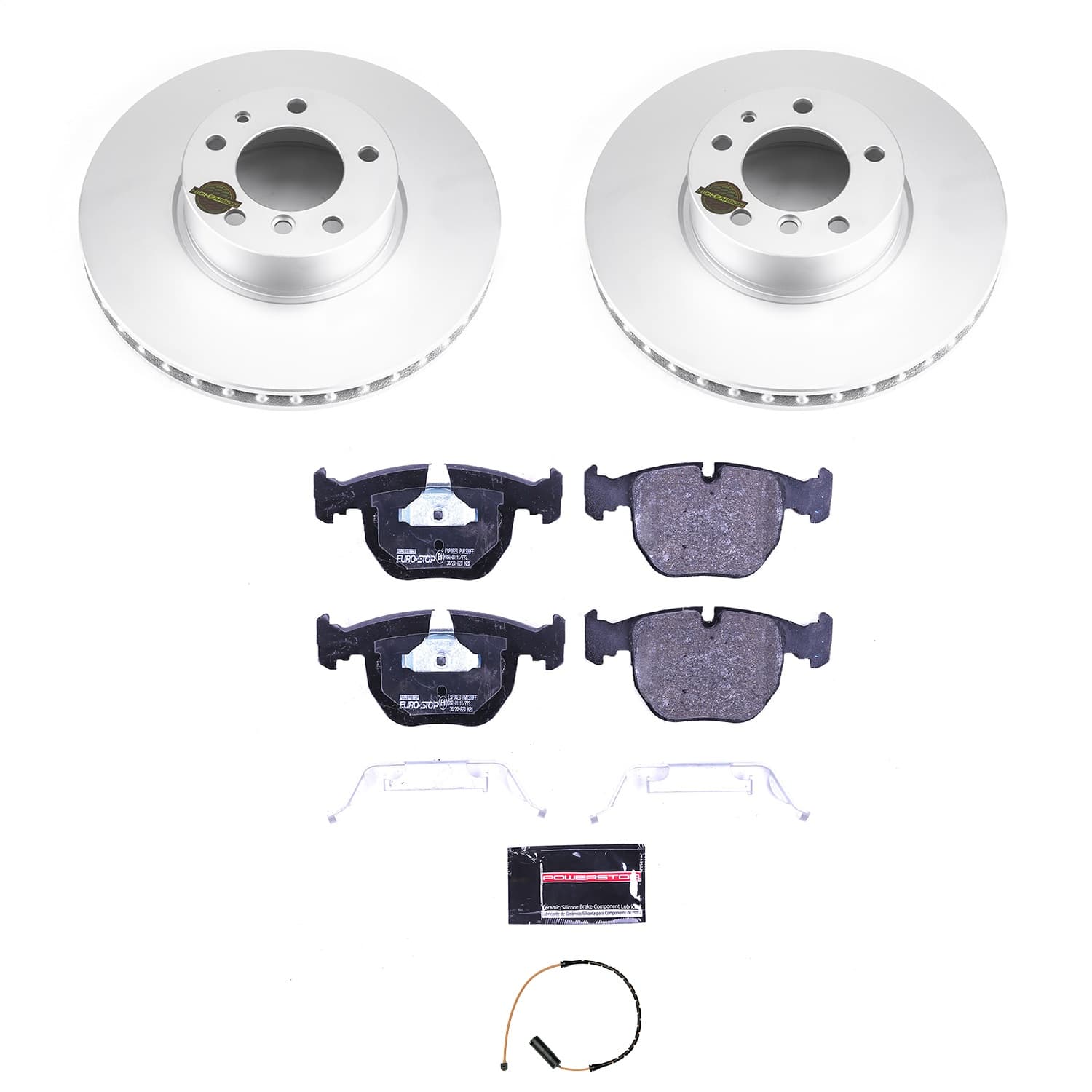 Power Stop - ESK503 - Front - Disc Brake Pad and Rotor Kit image 1
