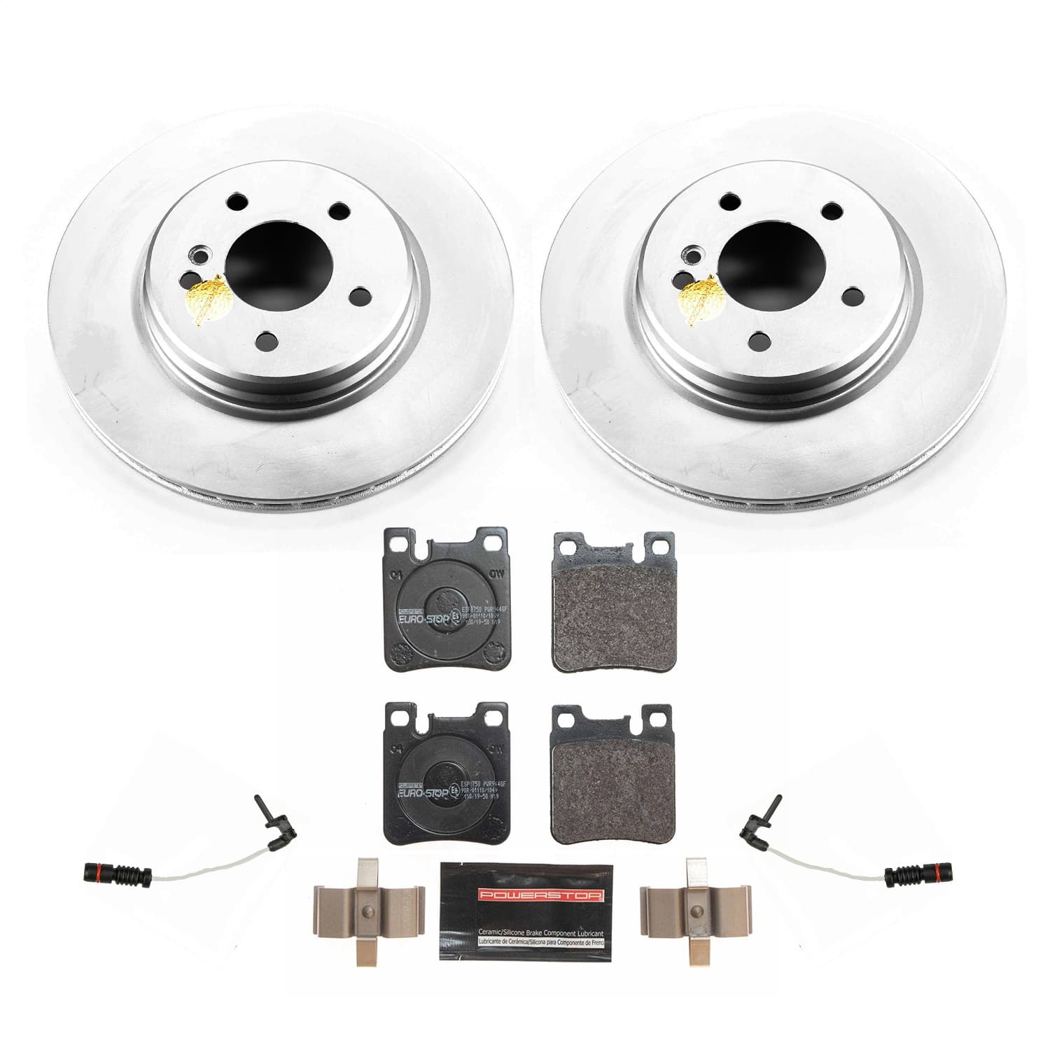 Power Stop - ESK5053 - Rear - Disc Brake Pad and Rotor Kit image 1