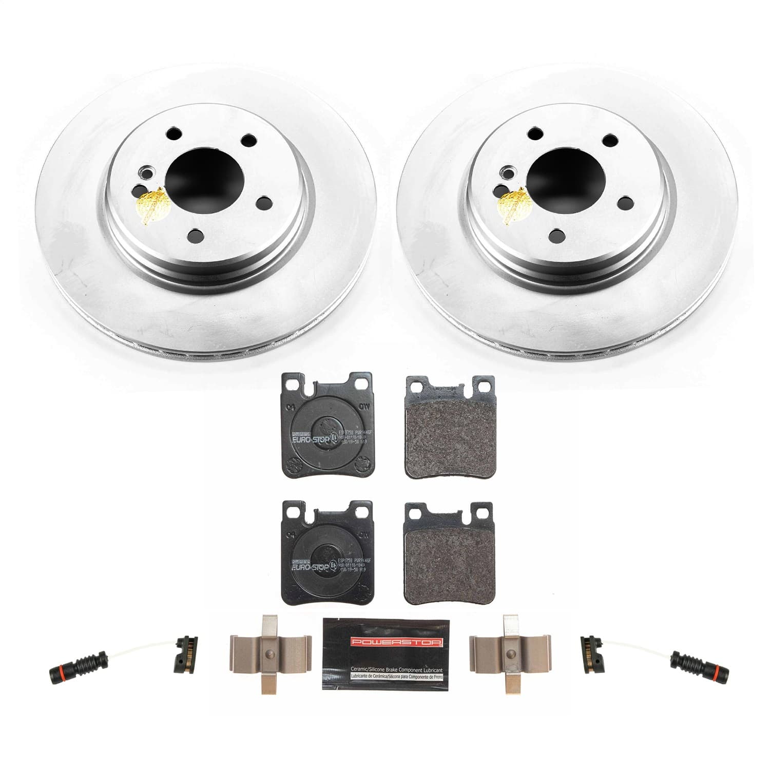 Power Stop - ESK5054 - Rear - Disc Brake Pad and Rotor Kit image 1