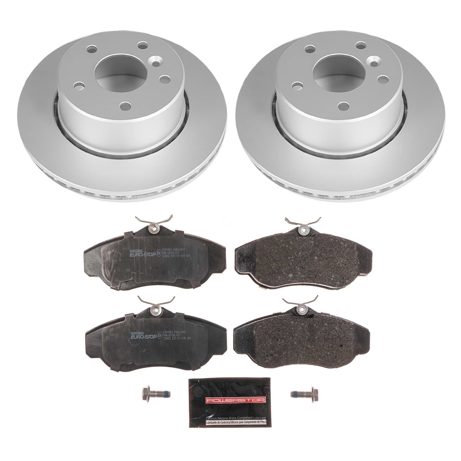 Power Stop - ESK5106 - Front - Disc Brake Pad and Rotor Kit image 1
