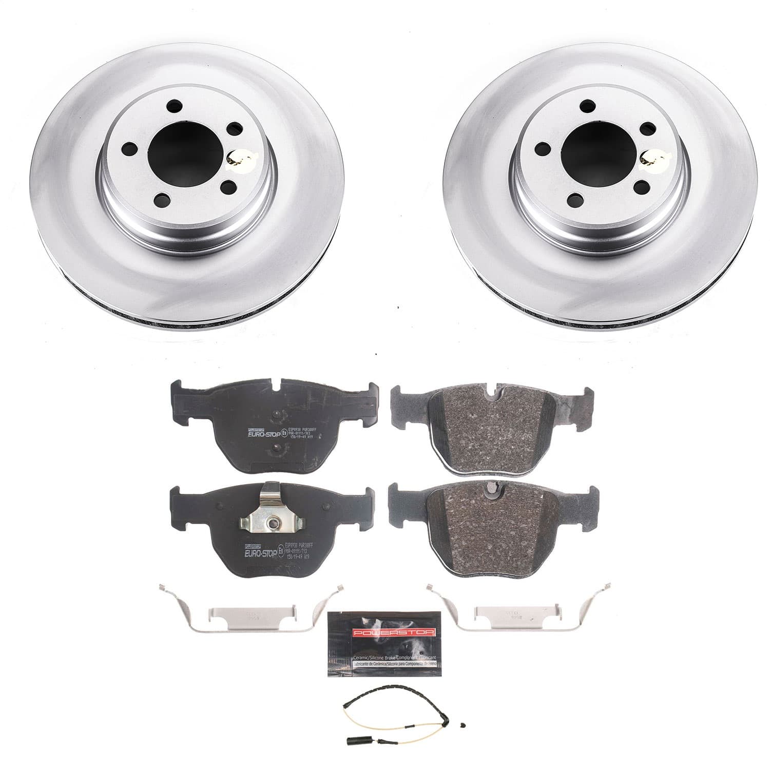 Power Stop - ESK5111 - Front - Disc Brake Pad and Rotor Kit image 1