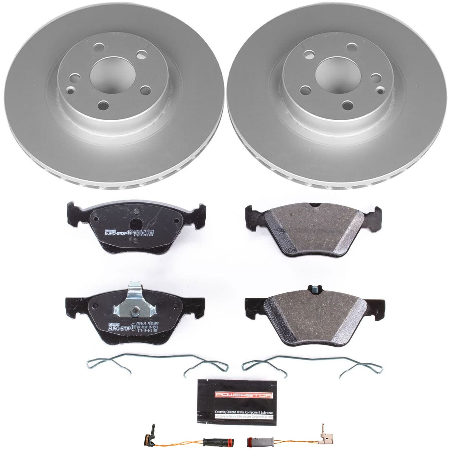 Power Stop - ESK5168 - Front - Disc Brake Pad and Rotor Kit image 1