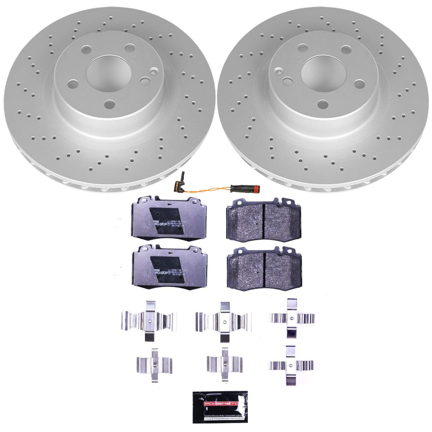 Power Stop - ESK5235 - Front - Disc Brake Pad and Rotor Kit image 1