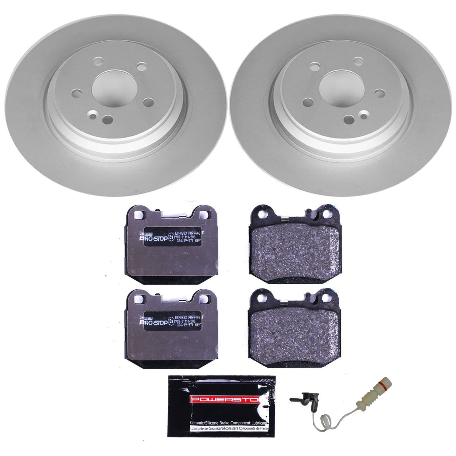 Power Stop - ESK5261 - Rear - Disc Brake Pad and Rotor Kit image 1
