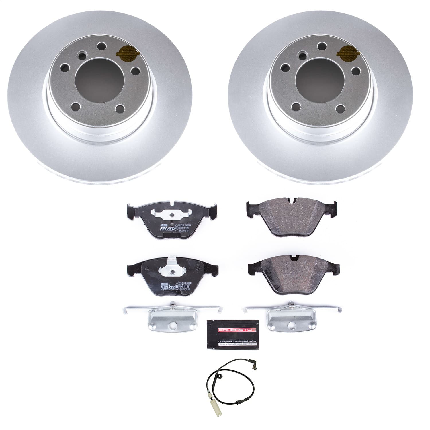 Power Stop - ESK5280 - Front - Disc Brake Pad and Rotor Kit image 1