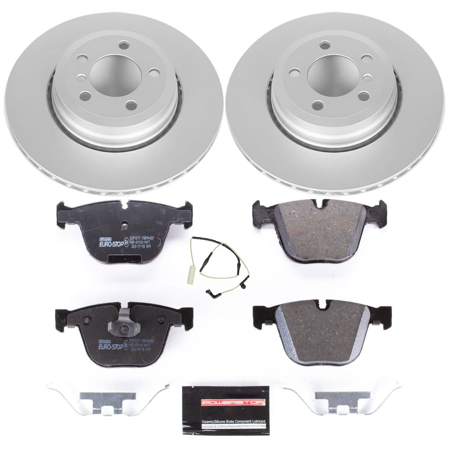 Power Stop - ESK5283 - Rear - Disc Brake Pad and Rotor Kit image 1